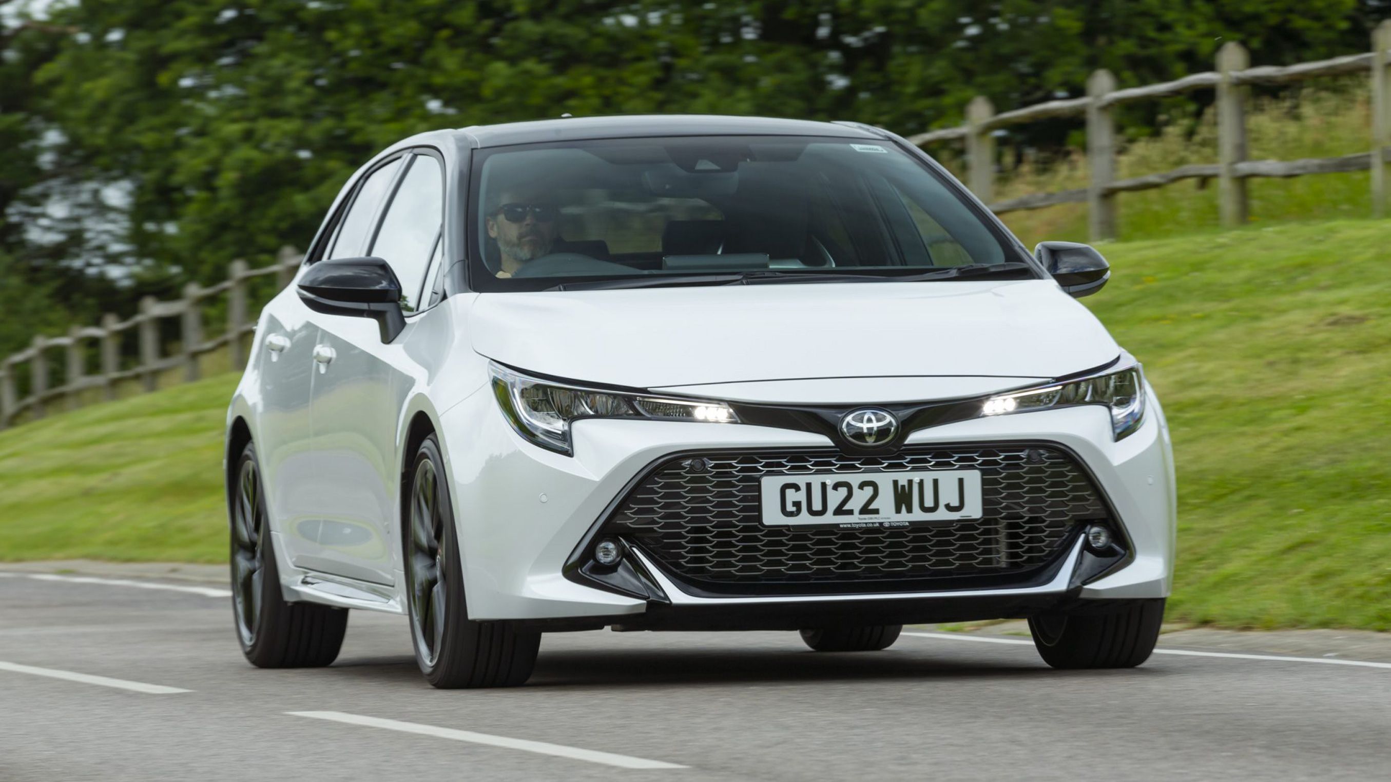 Toyota Corolla front driving