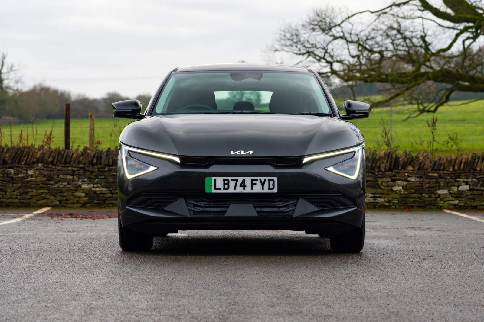 Kia EV6 driving
