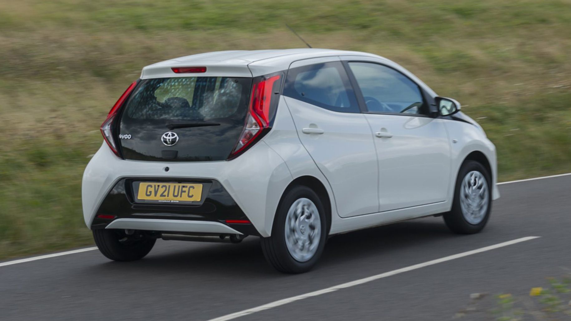 Toyota Aygo rear driving