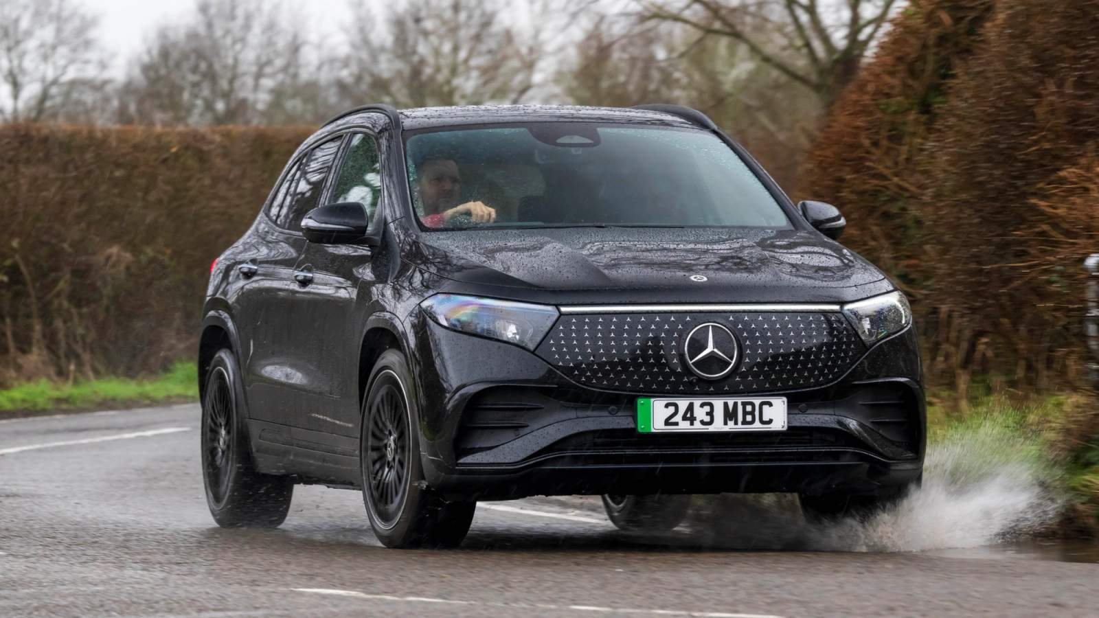 Black Mercedes EQA