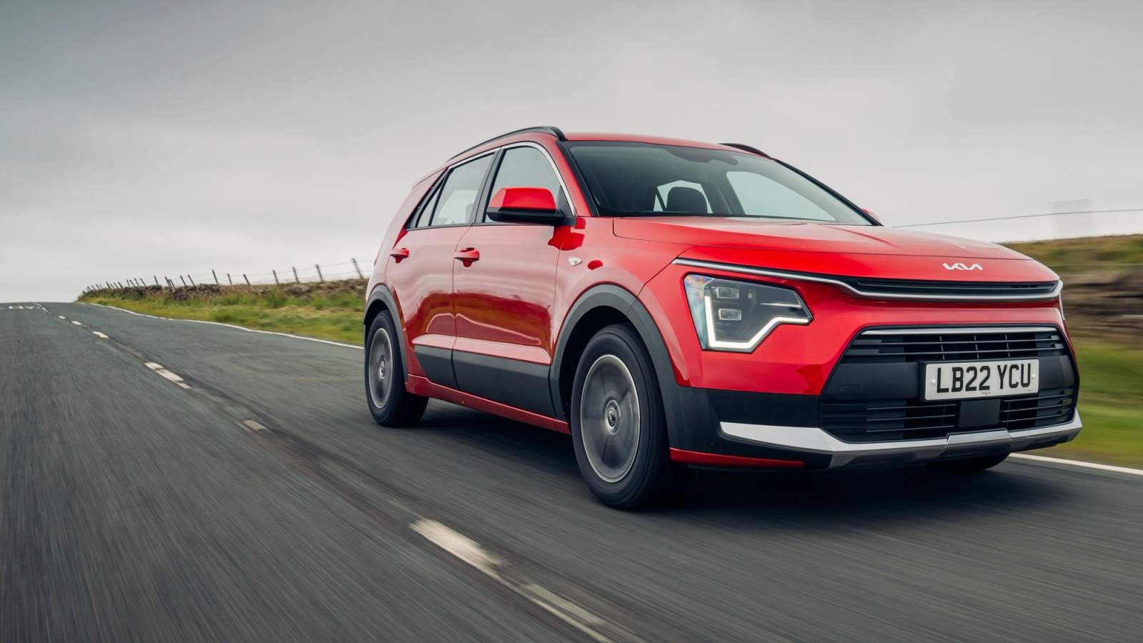 Kia Niro driving