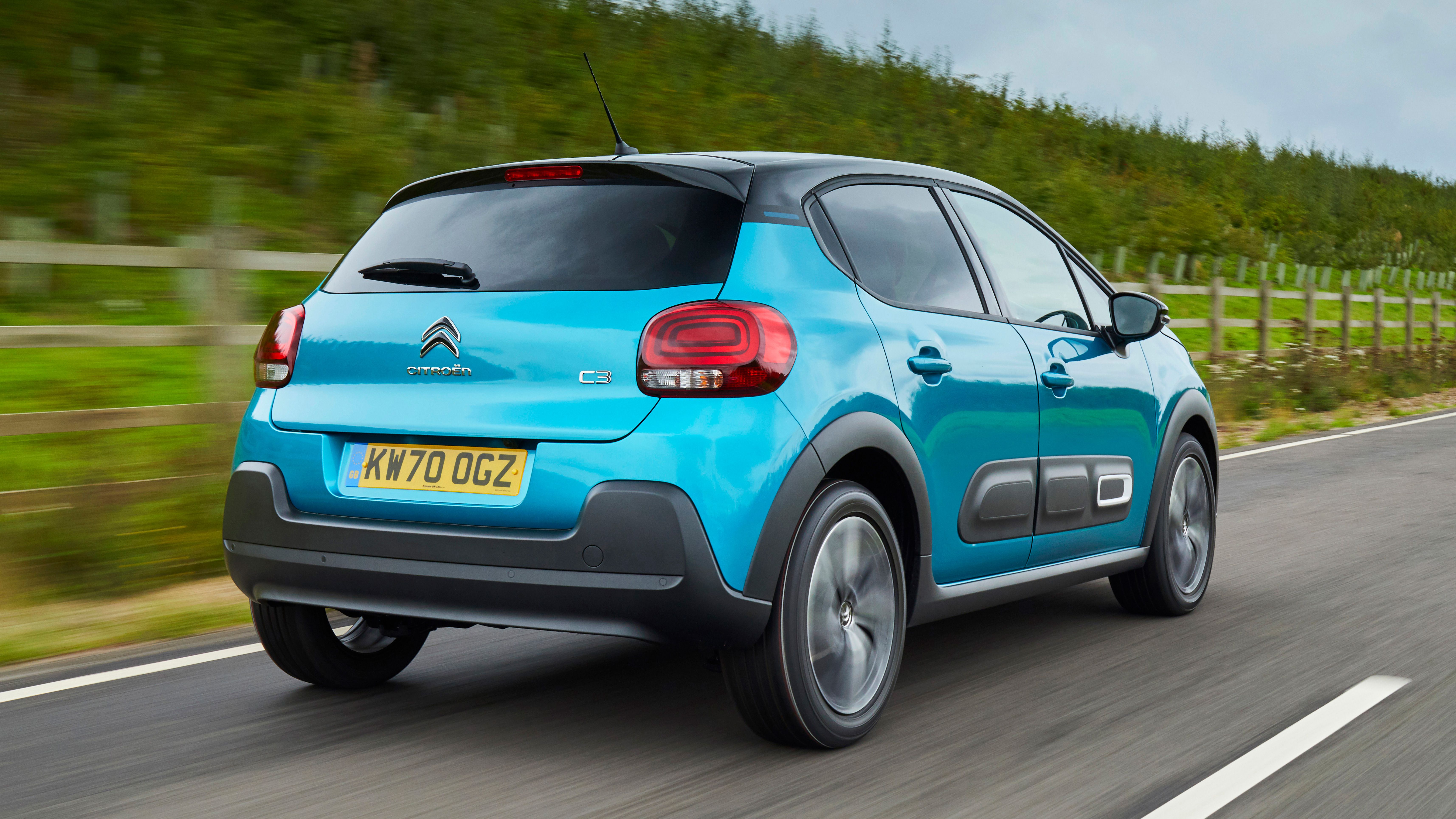 Citroen C3 driving rear