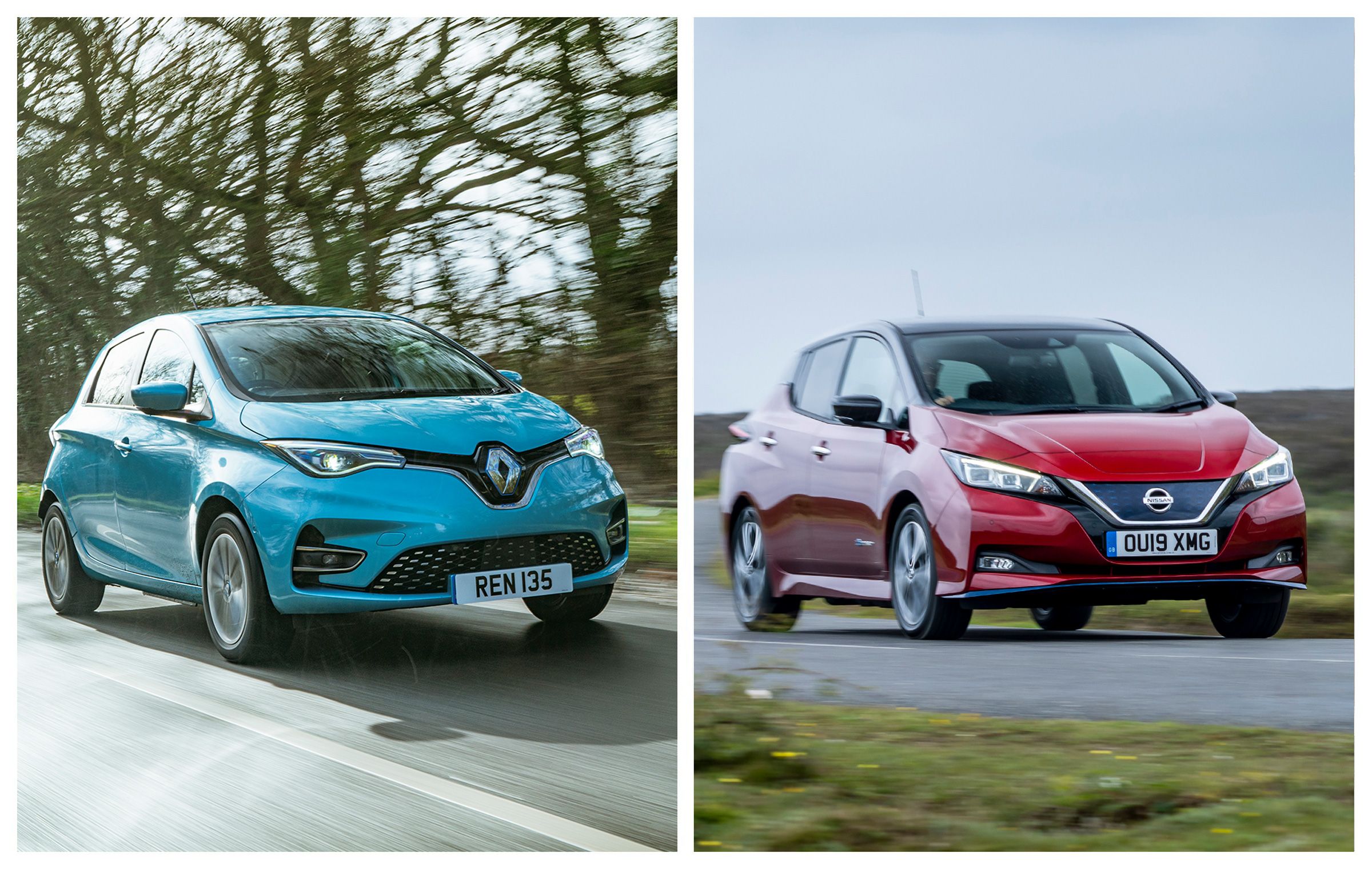Nissan Leaf vs Renault Zoe