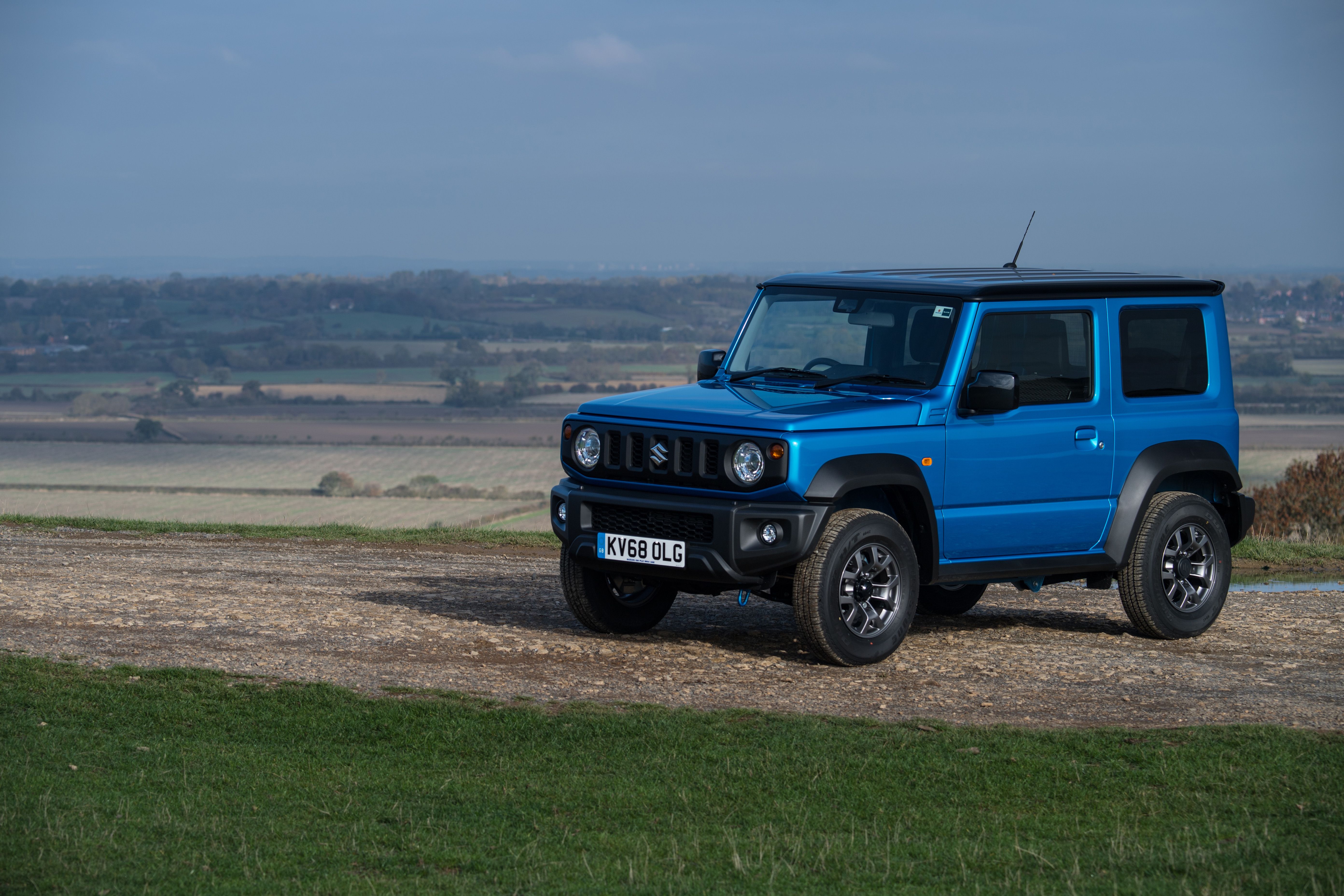 Blue Suzuki Jimny