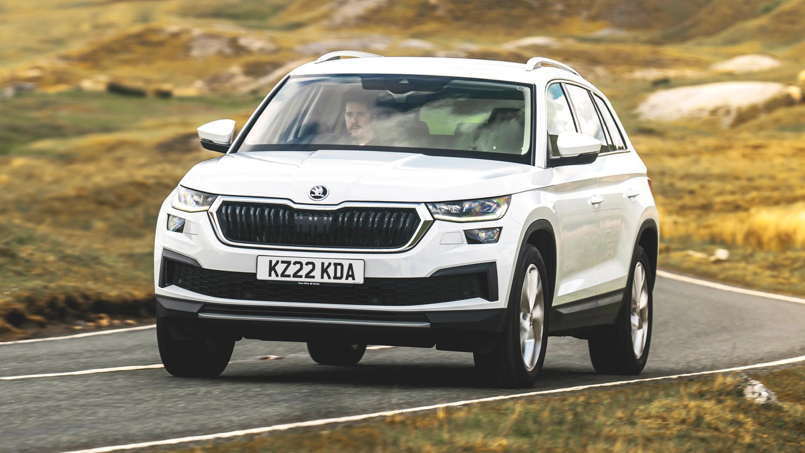 Skoda Kodiaq driving front