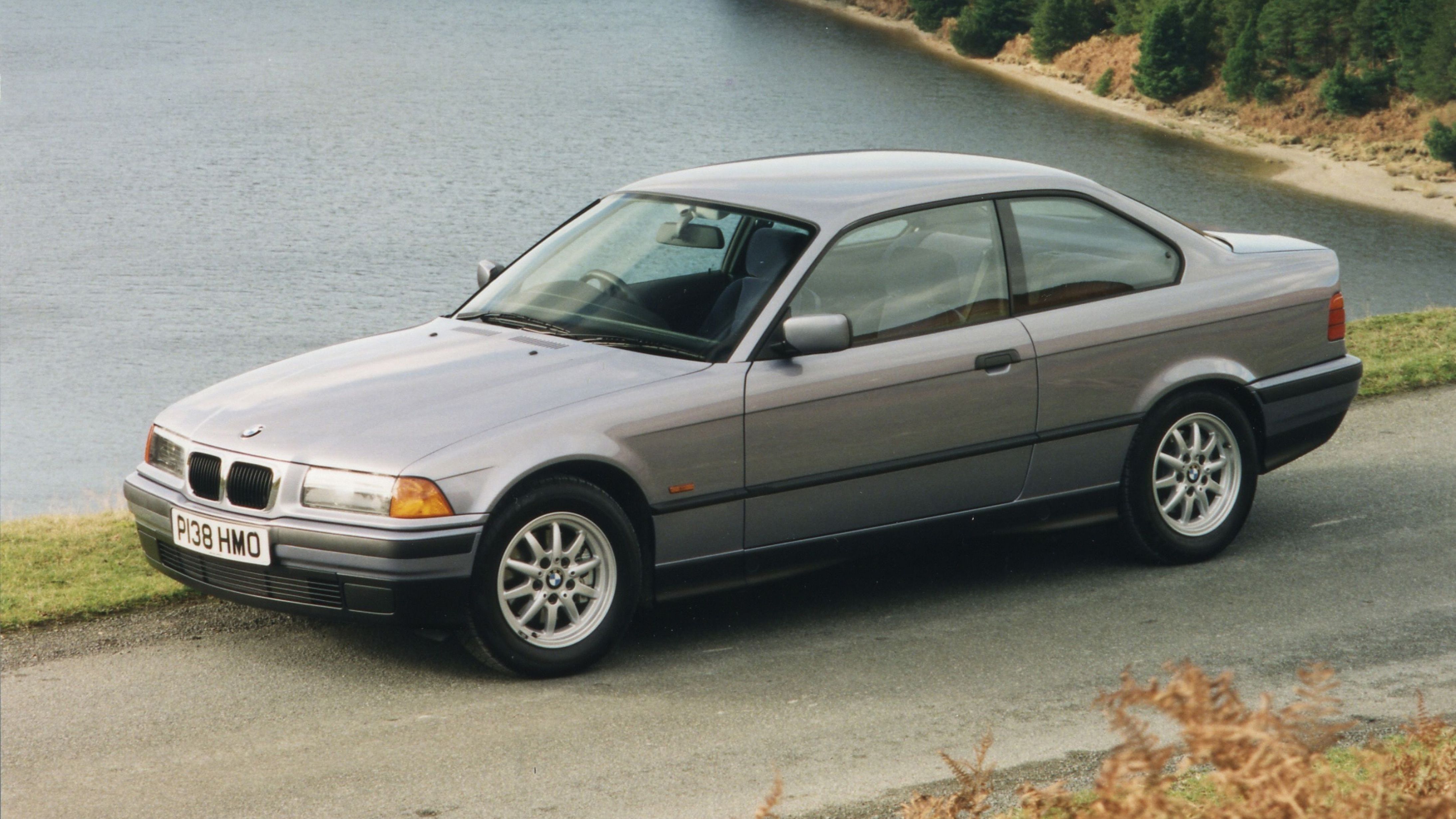 Silver BMW 3 Series E36