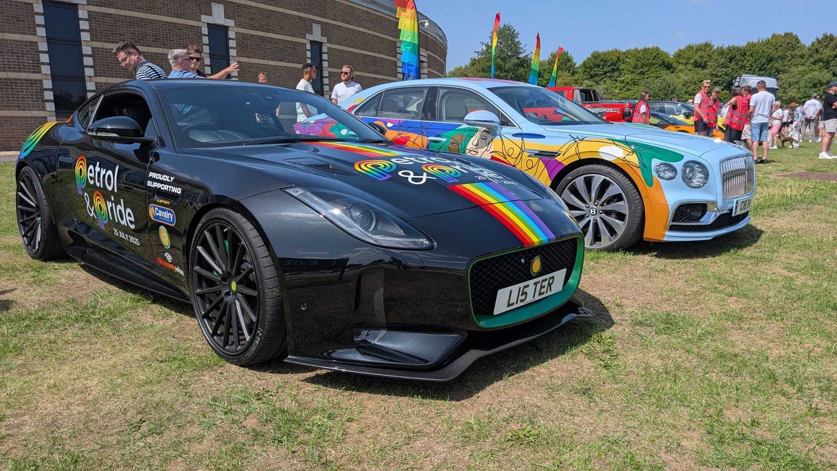 car show at Petrol and Pride 2025