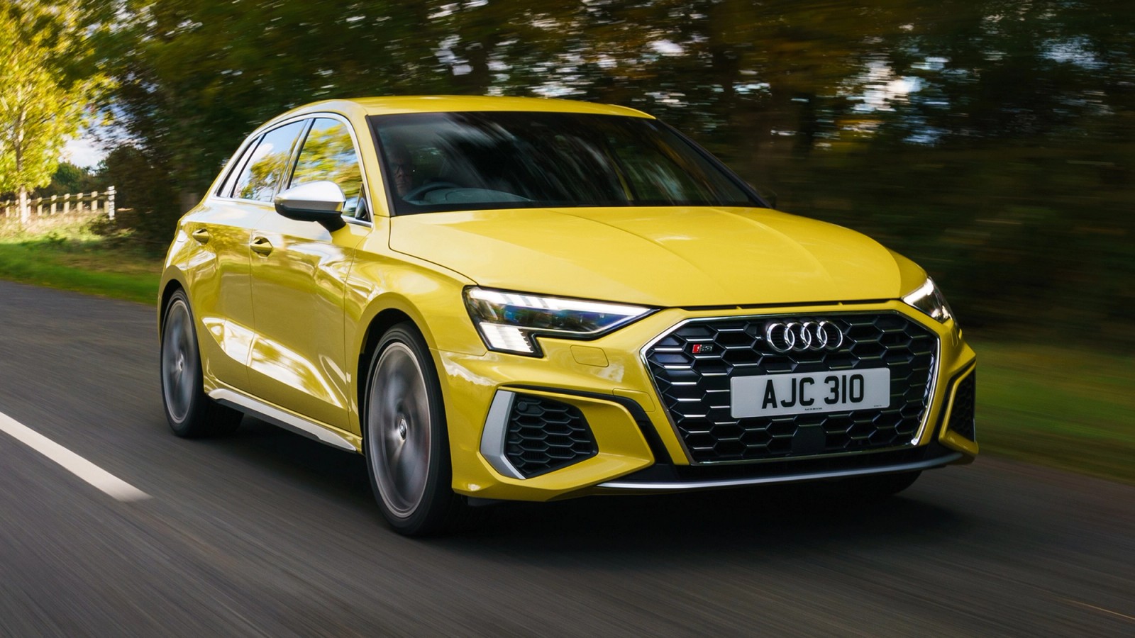Audi S3 front quarter driving