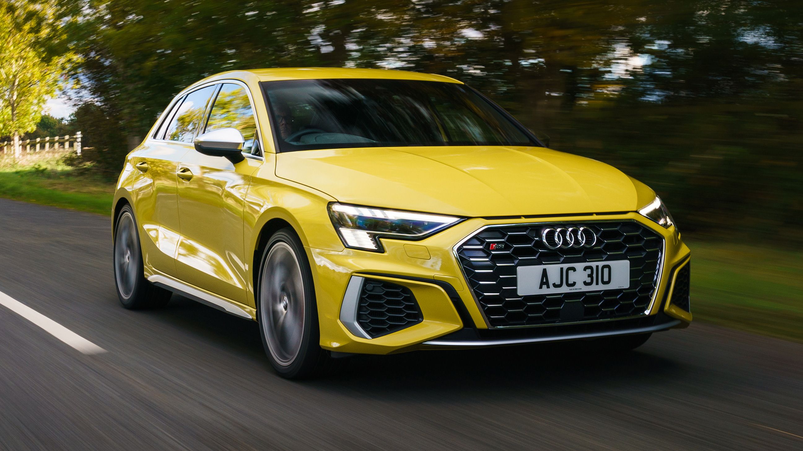 Audi S3 front quarter driving