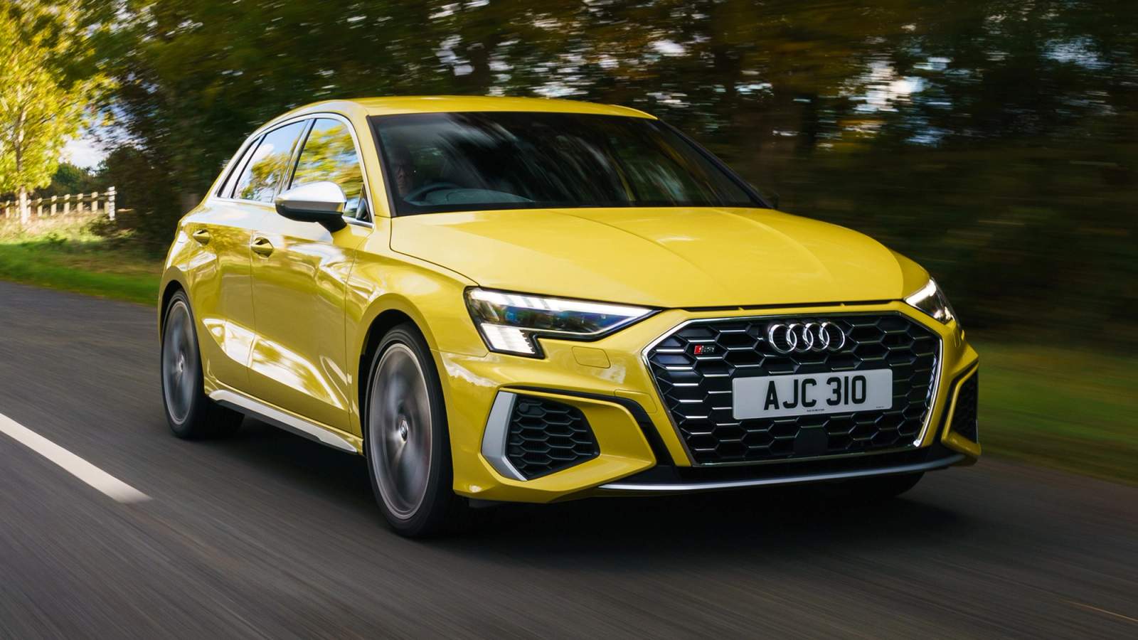 Audi S3 front quarter driving