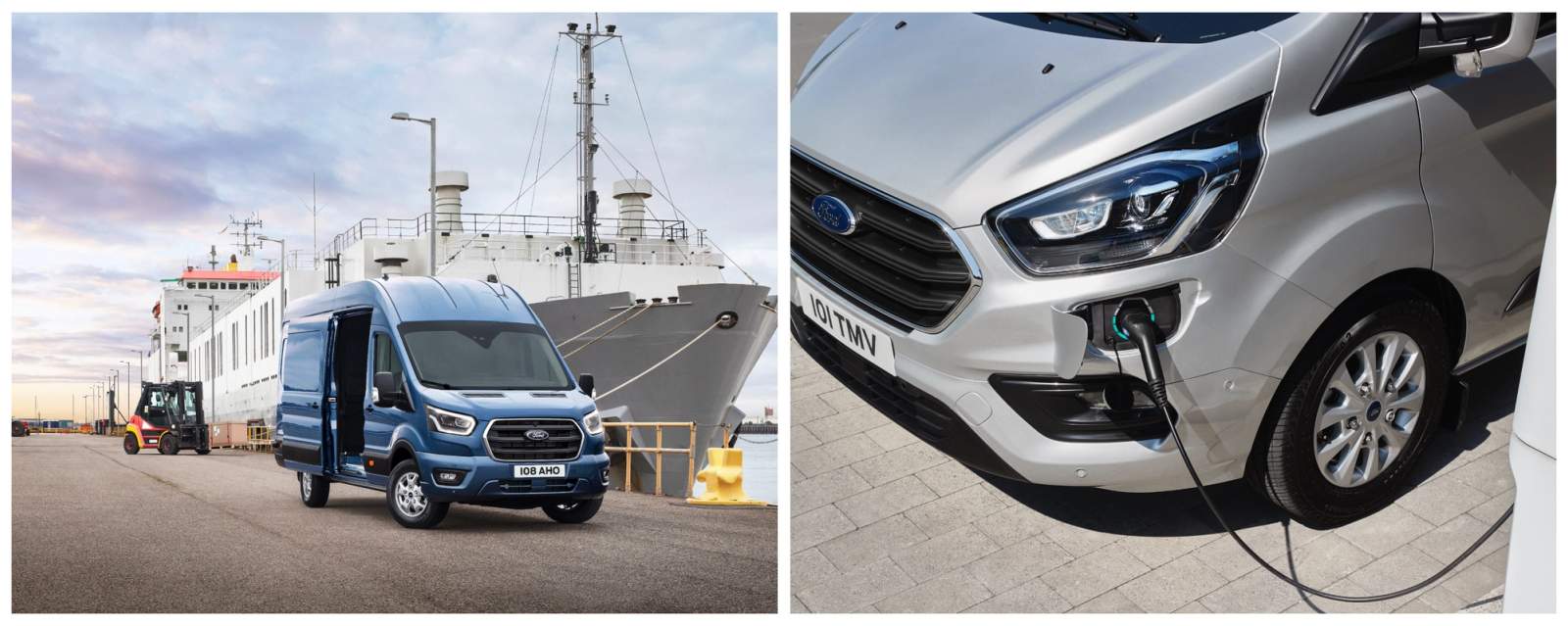 Ford Transit and Ford Transit Custom charging