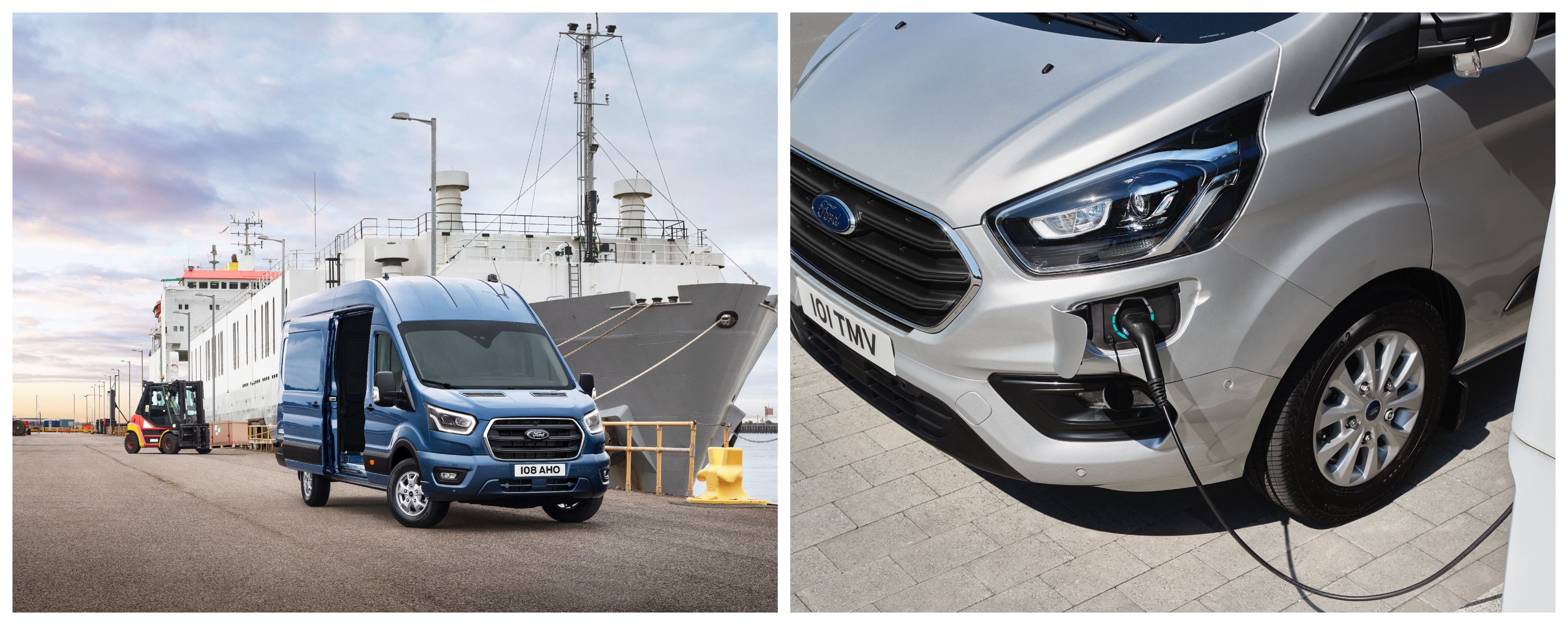 Ford Transit and Ford Transit Custom charging