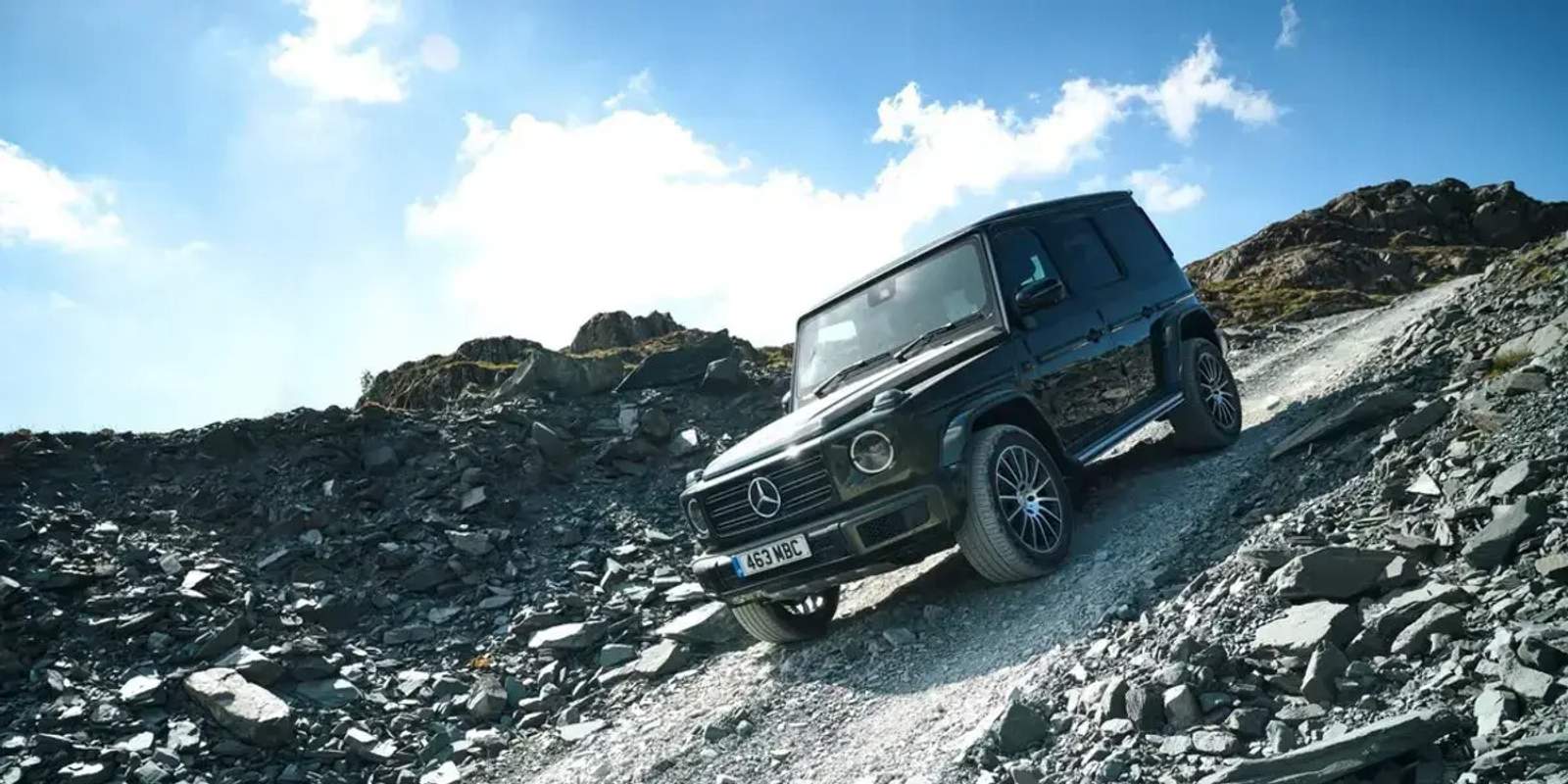 Mercedes G-Class offroading
