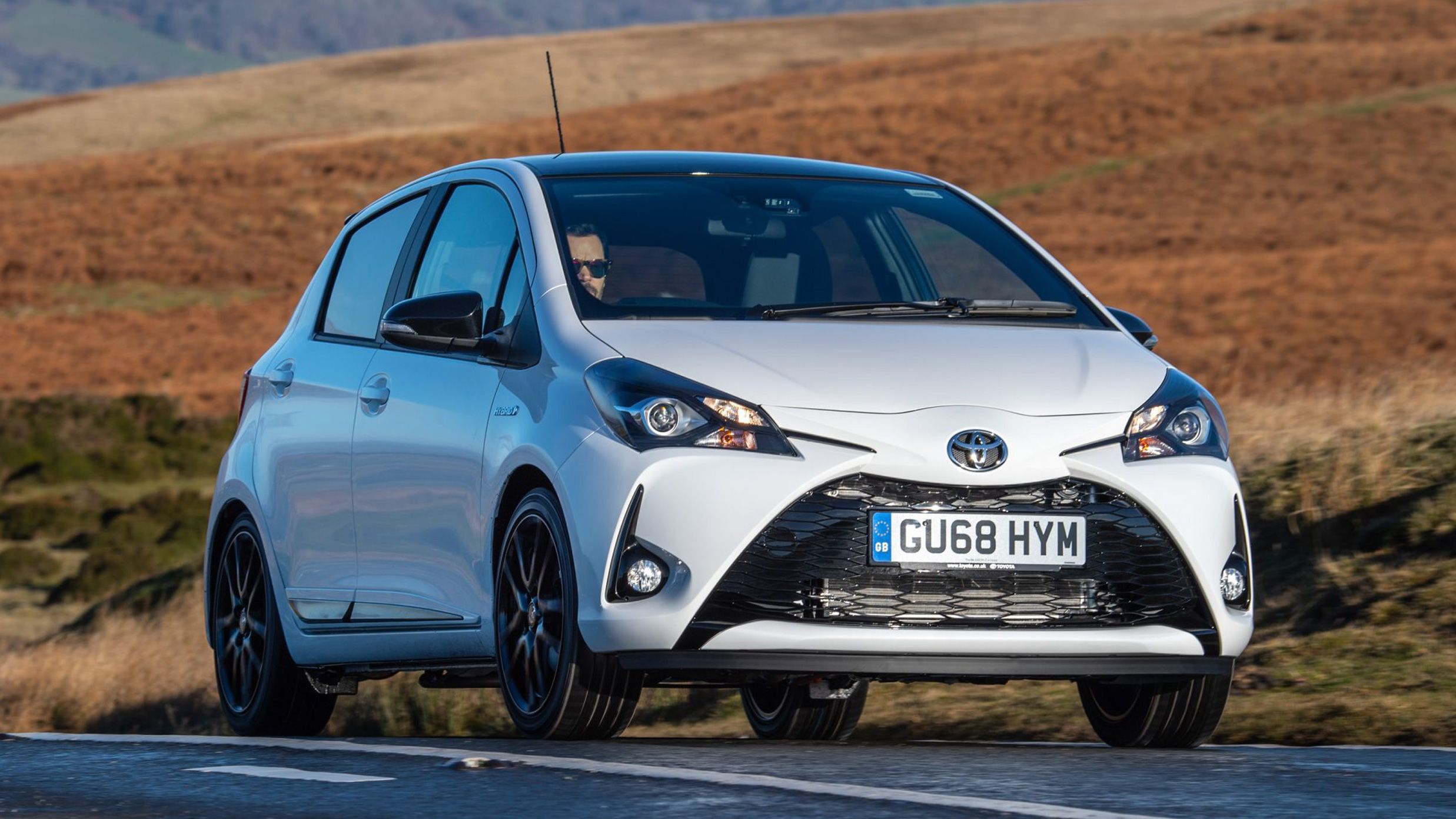 Toyota Yaris driving