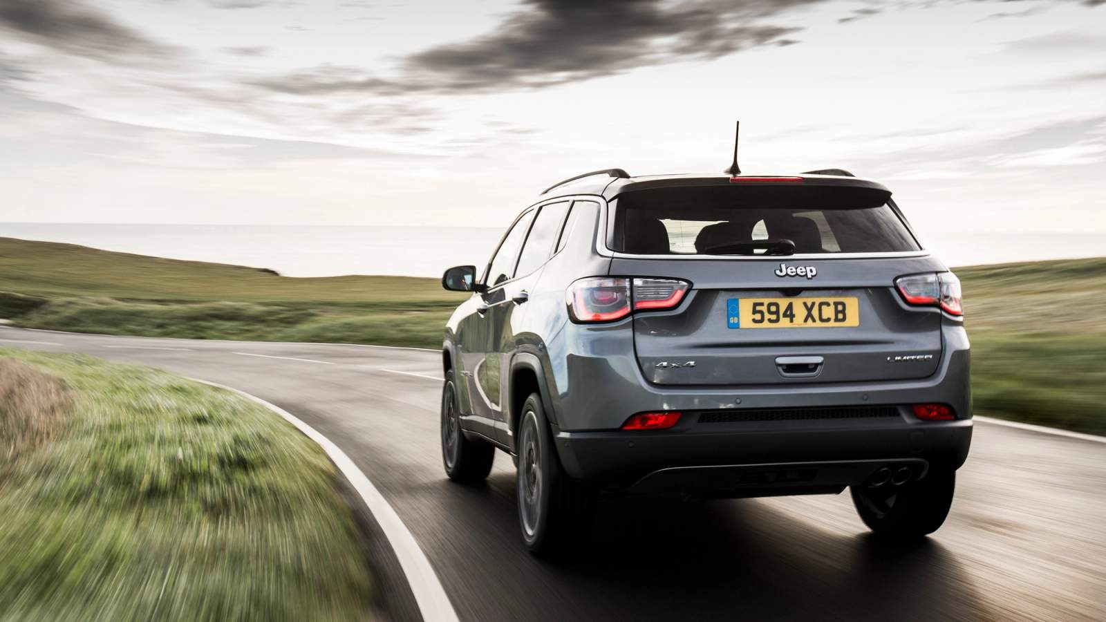 Jeep Compass driving rear