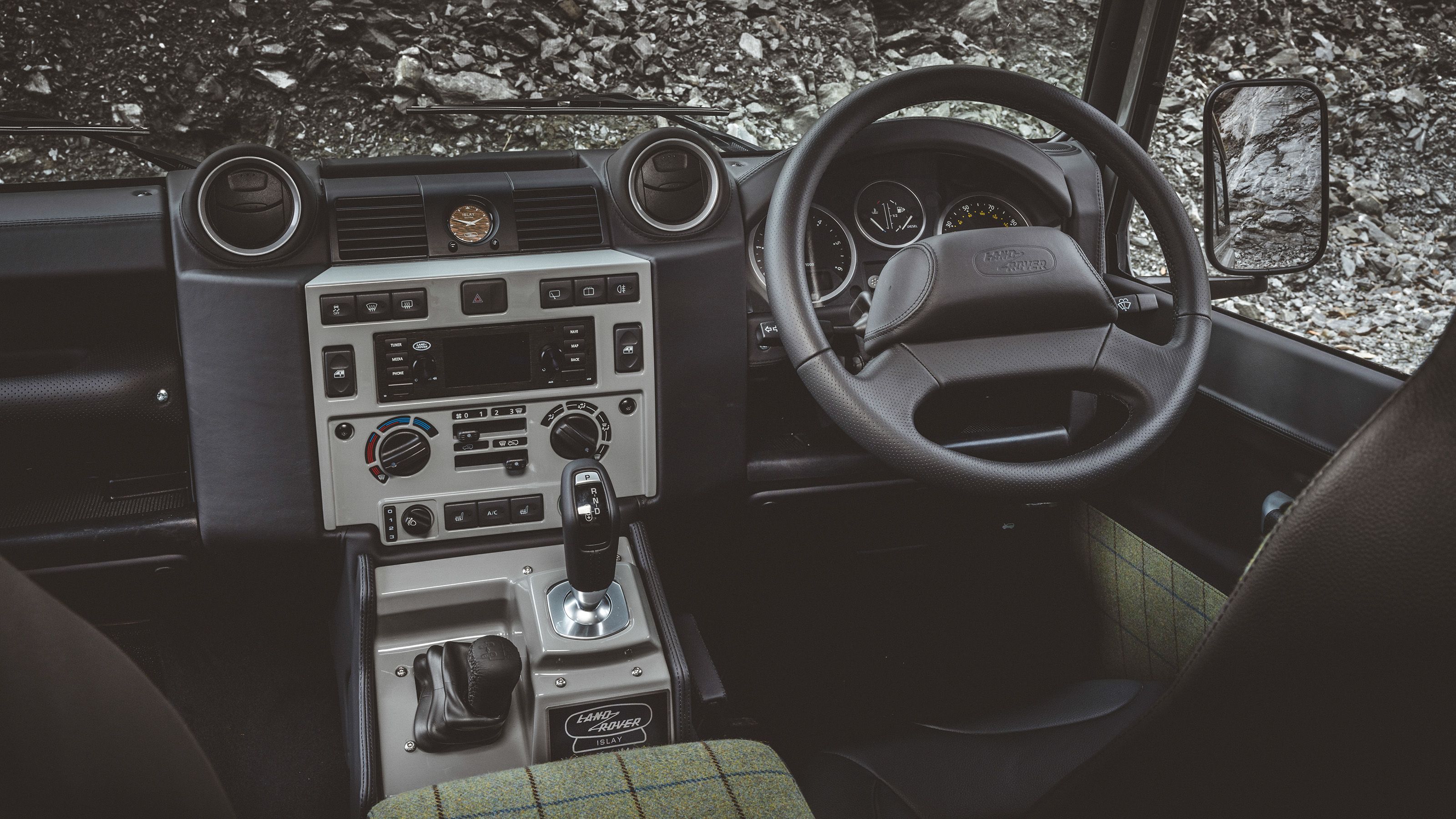 Land Rover Defender interior