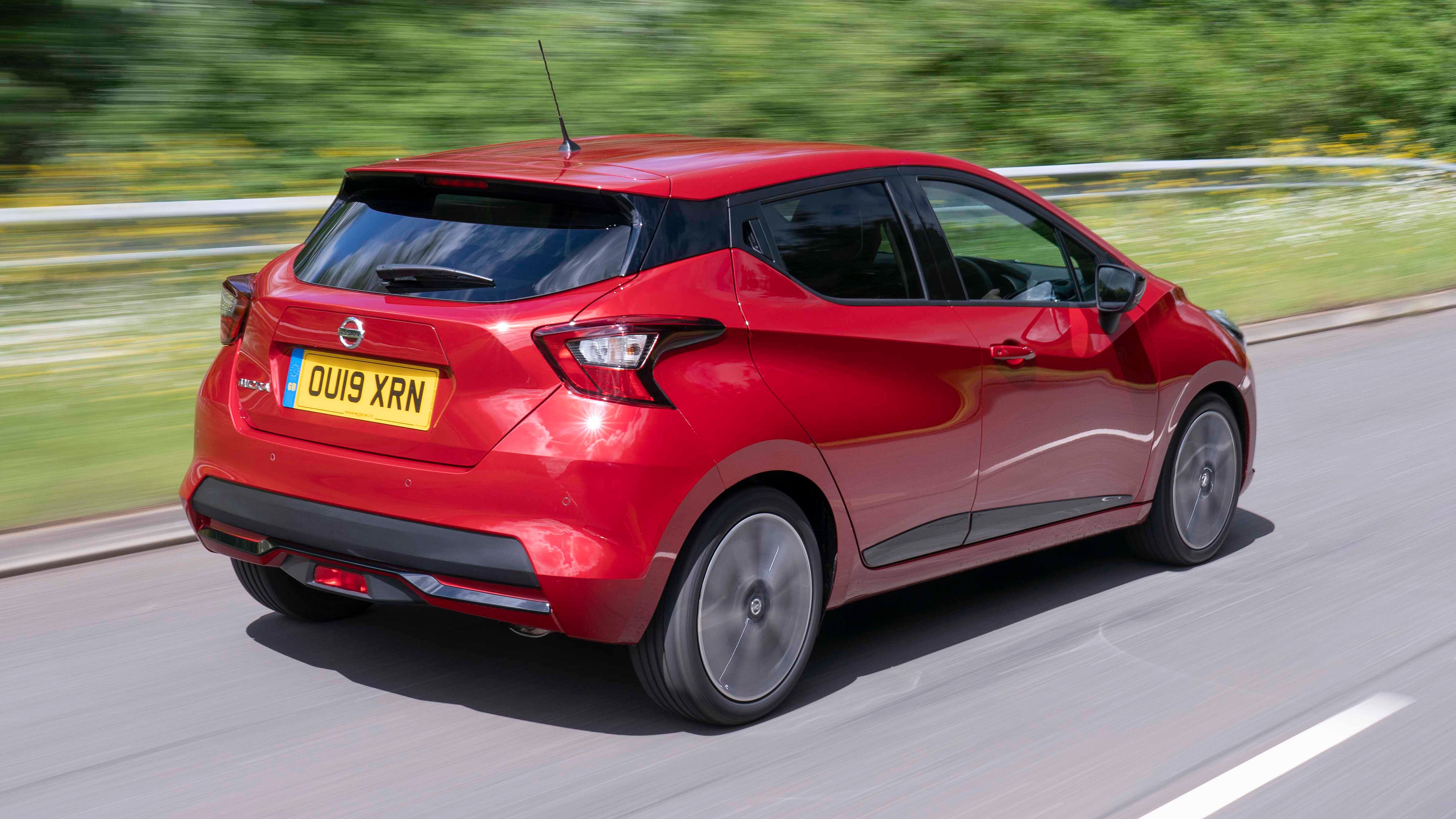 Nissan Micra driving rear