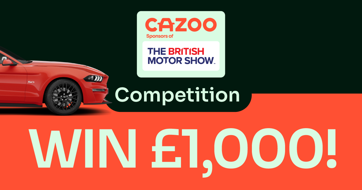 Win 1k with cazoo - competition - red car