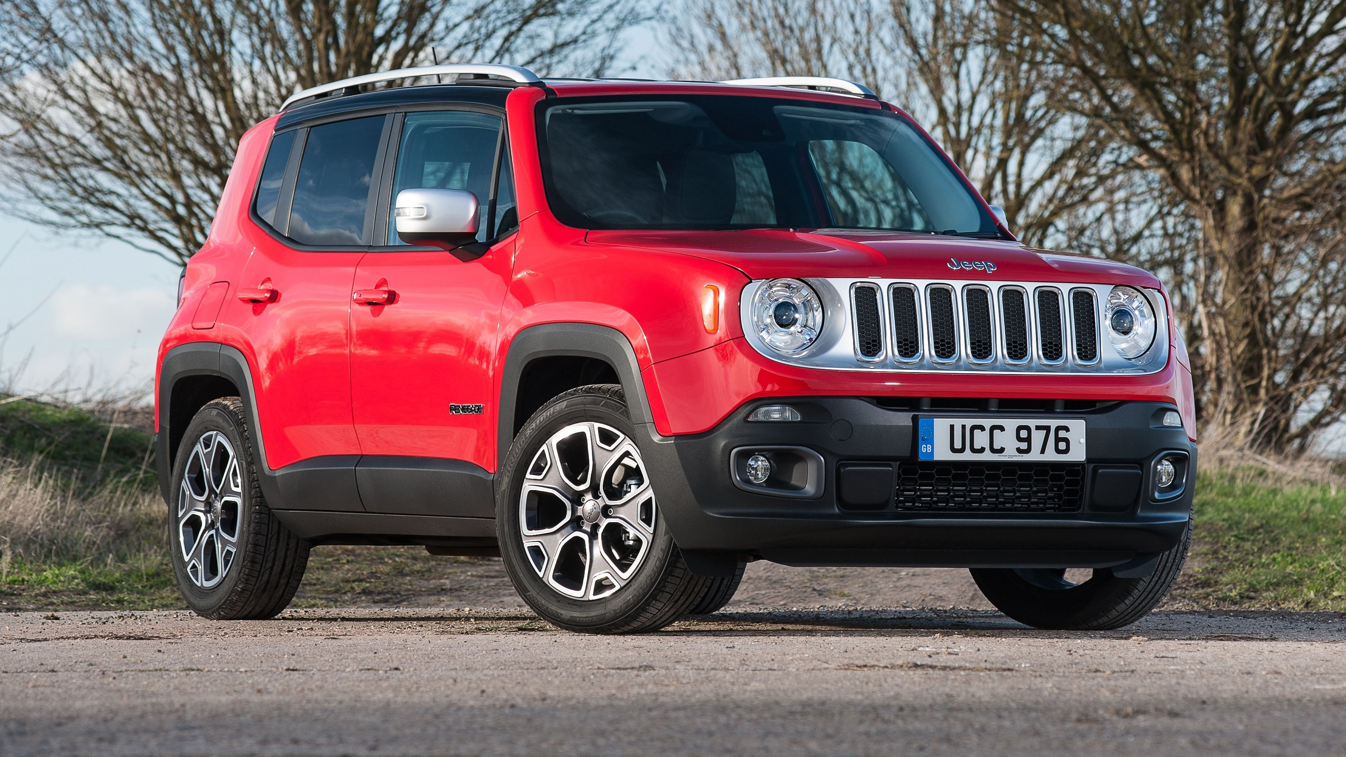 Jeep Renegade parked