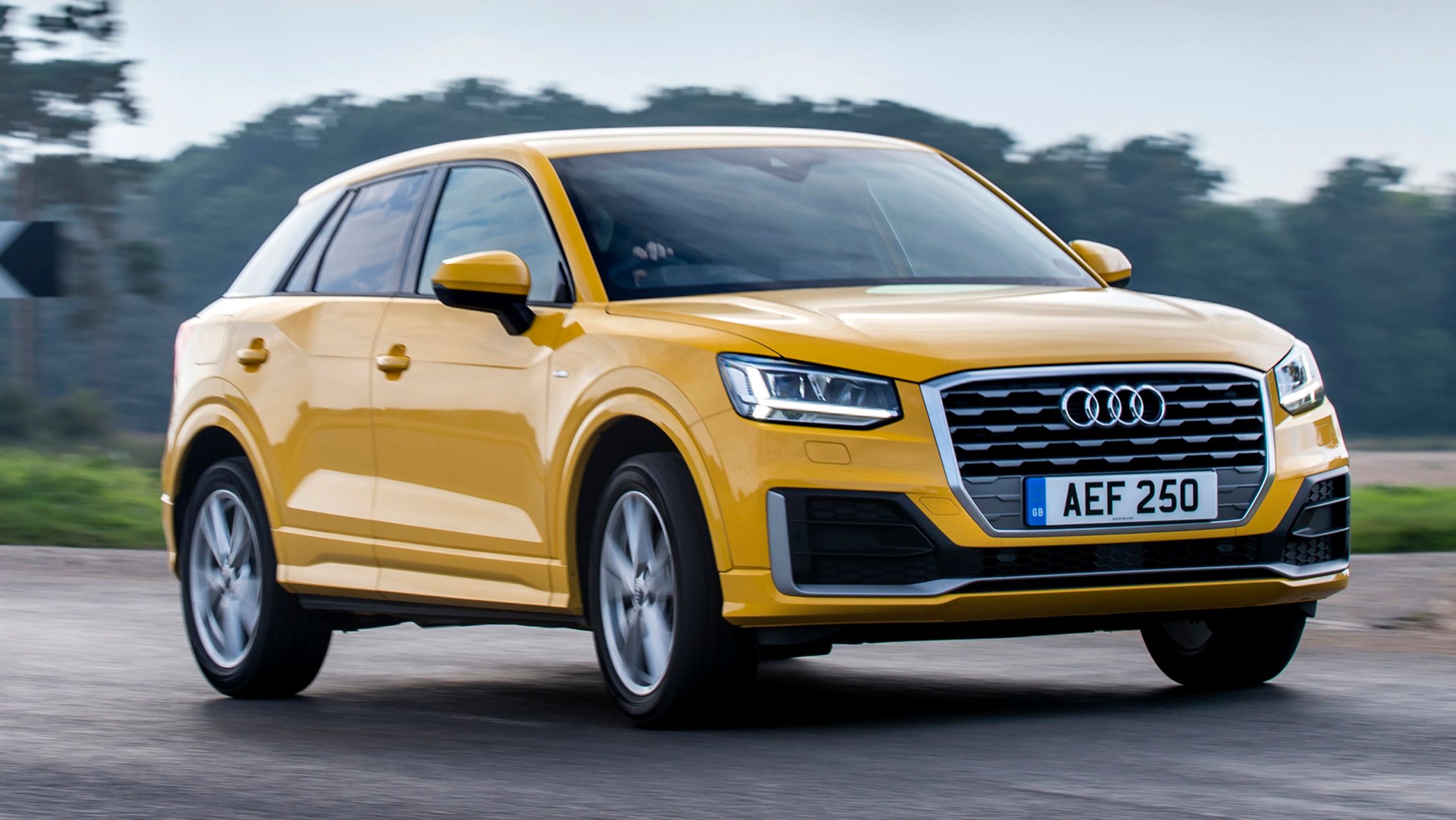Audi Q2 front quarter driving
