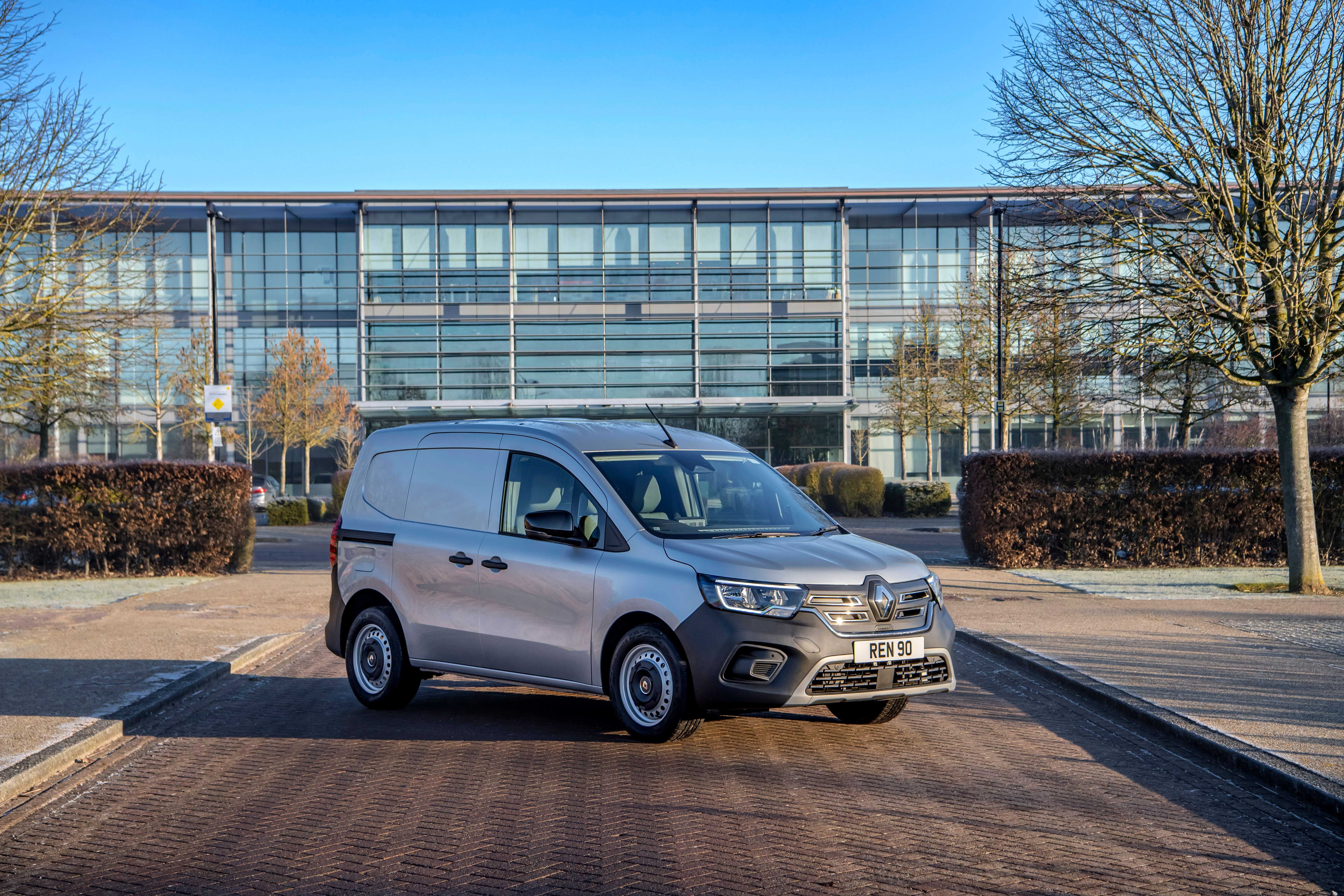Silver Renault Kangoo E-Tech