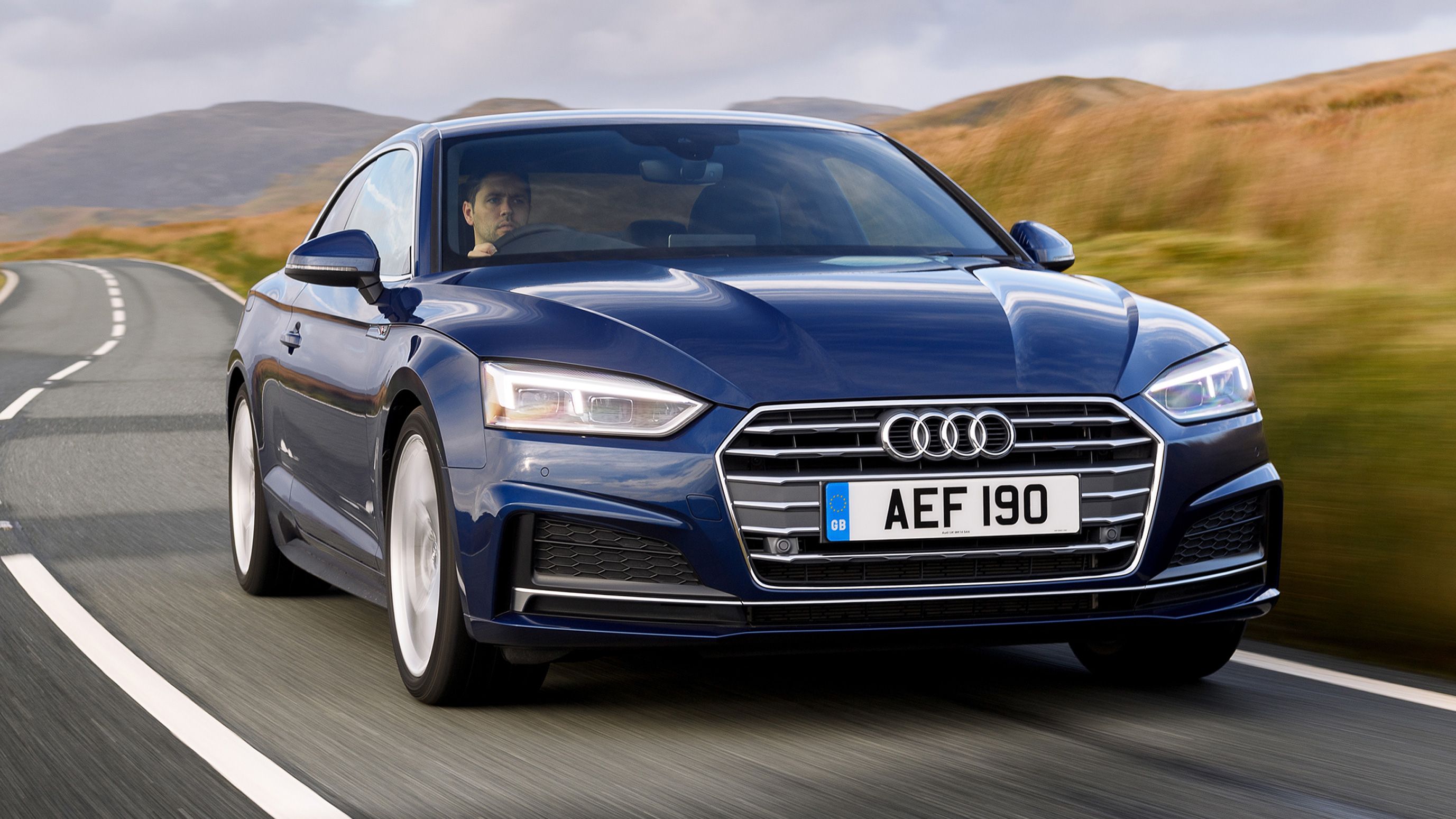 Audi A5 front driving