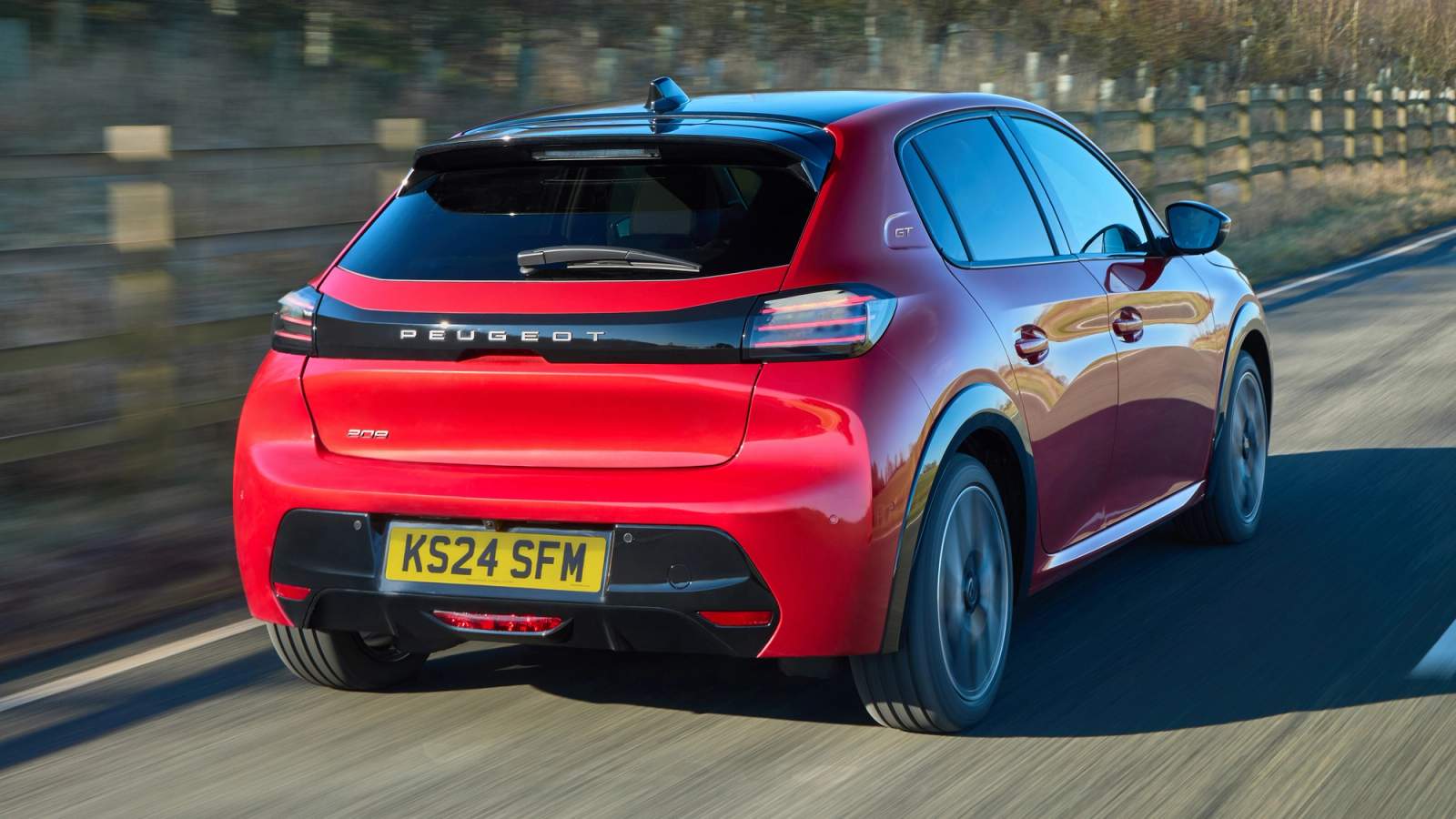 Peugeot 208 driving