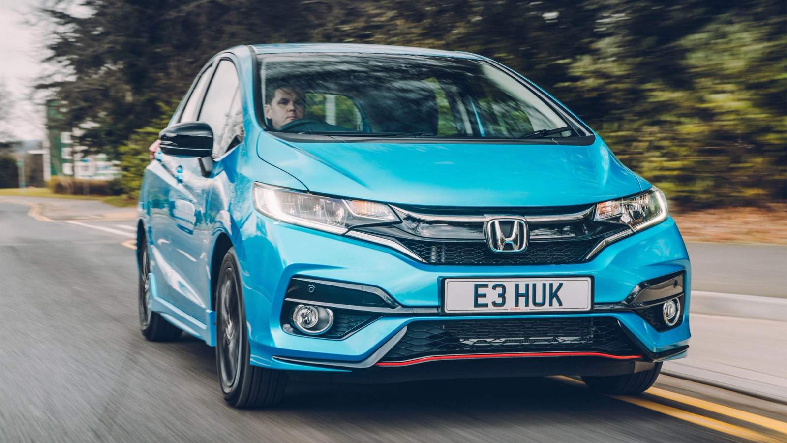 Blue Honda Jazz