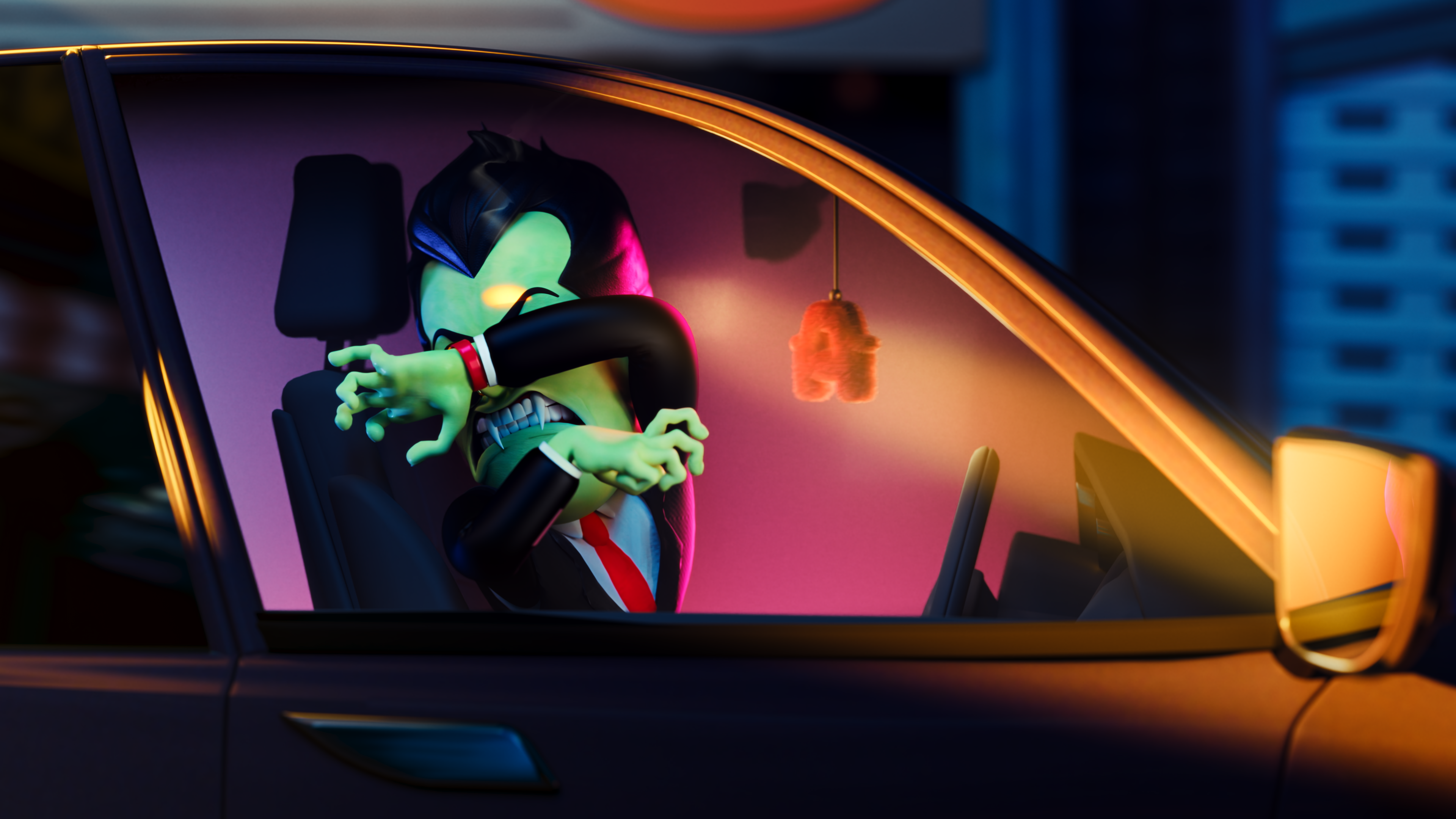 Cazoo World: Dracula's car