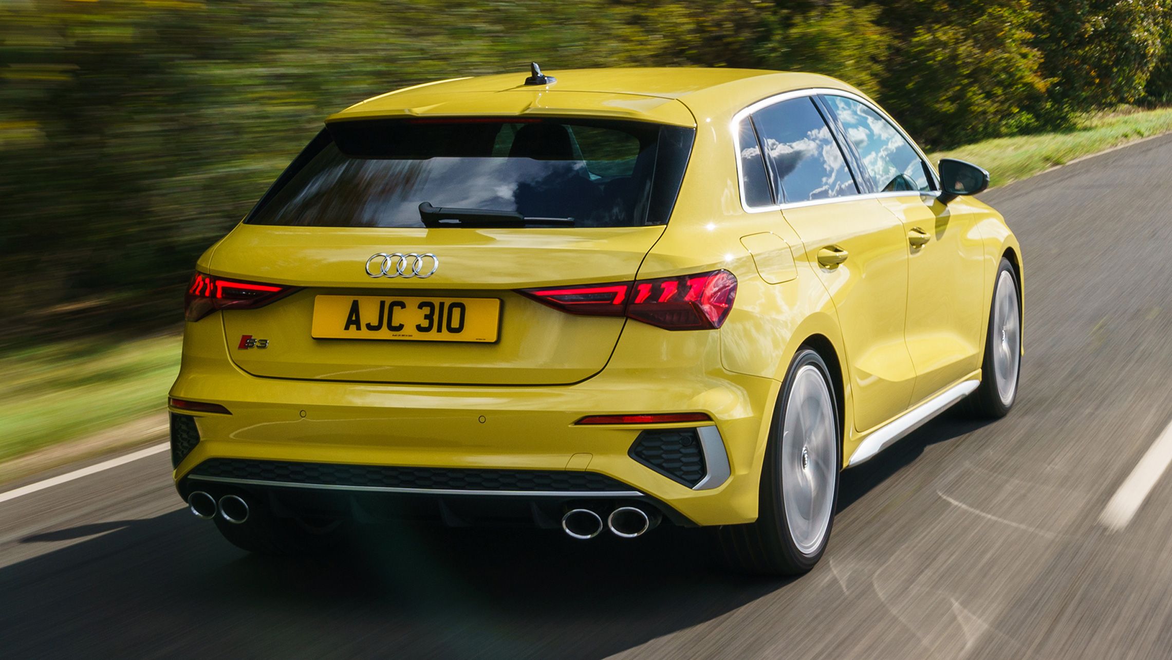 Audi S3 rear driving