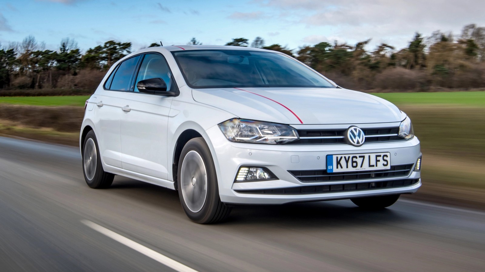 Volkswagen Polo front driving
