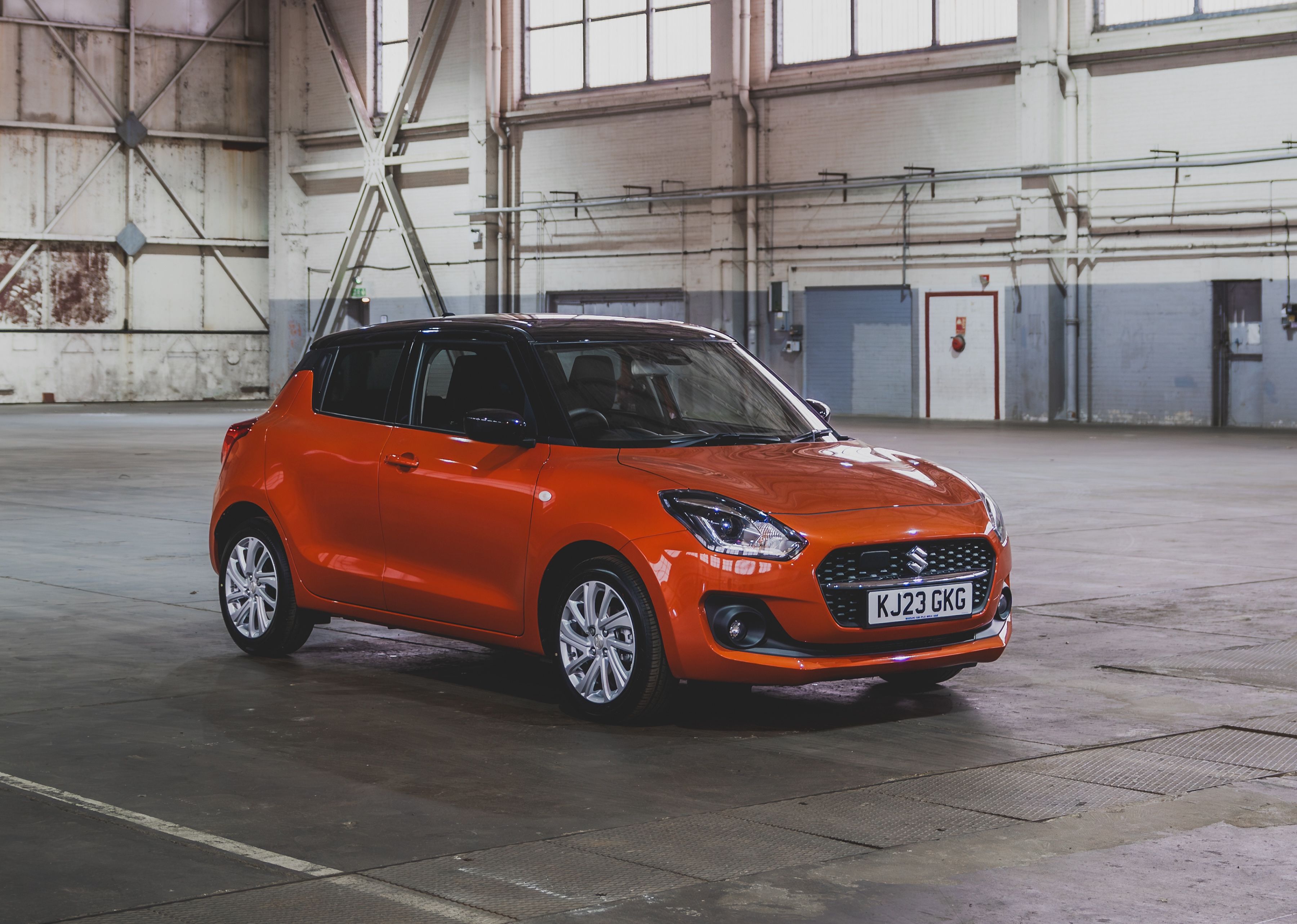 Orange Suzuki Swift