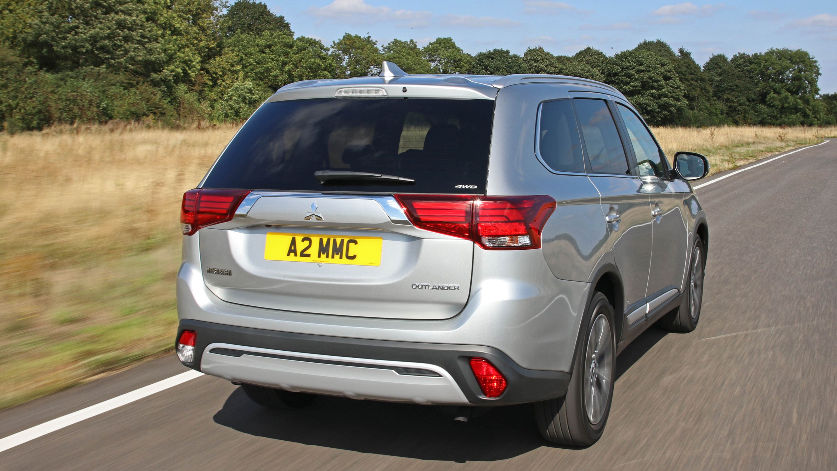 Mitsubishi Outlander rear driving