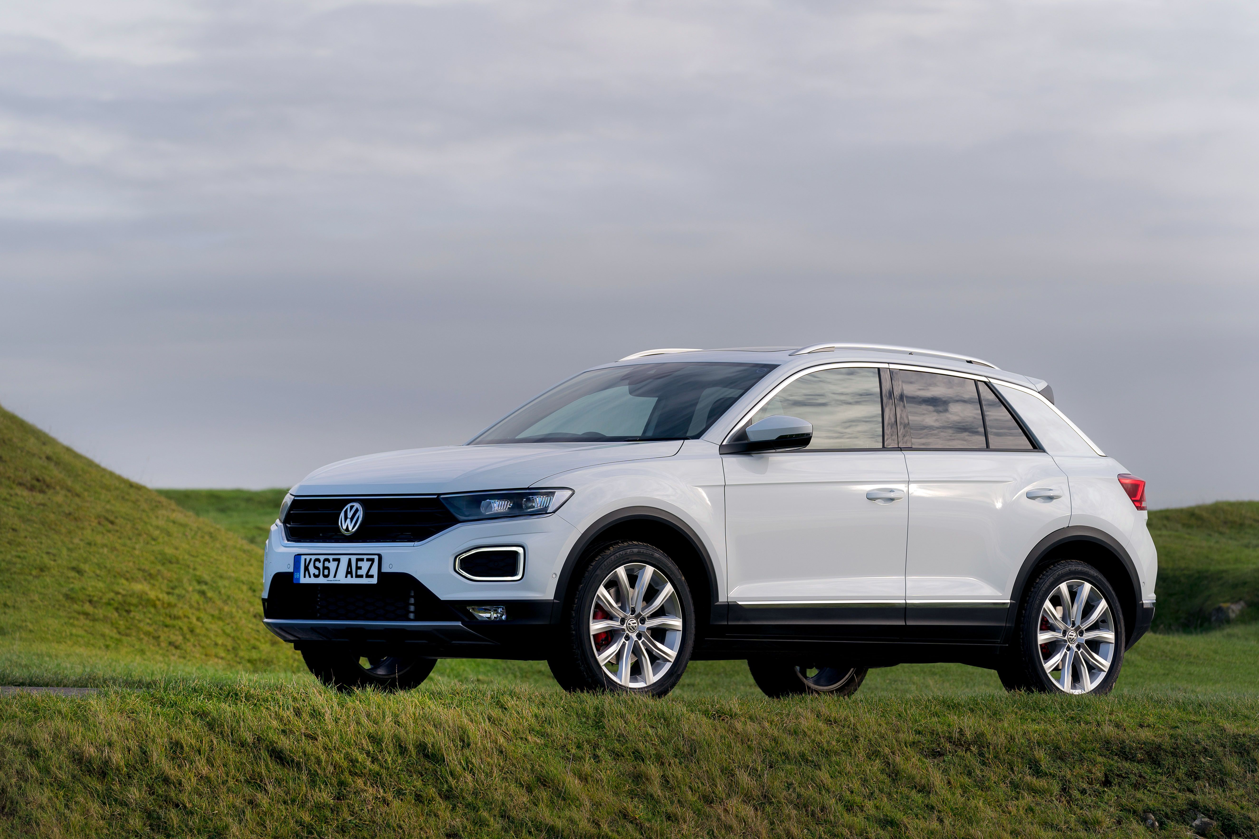 White Volkswagen T-Roc