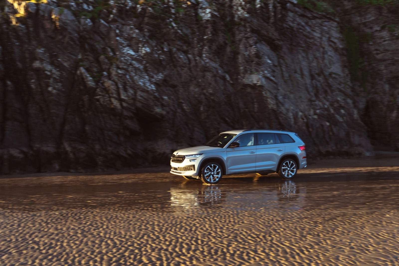 Silver Skoda Kodiaq