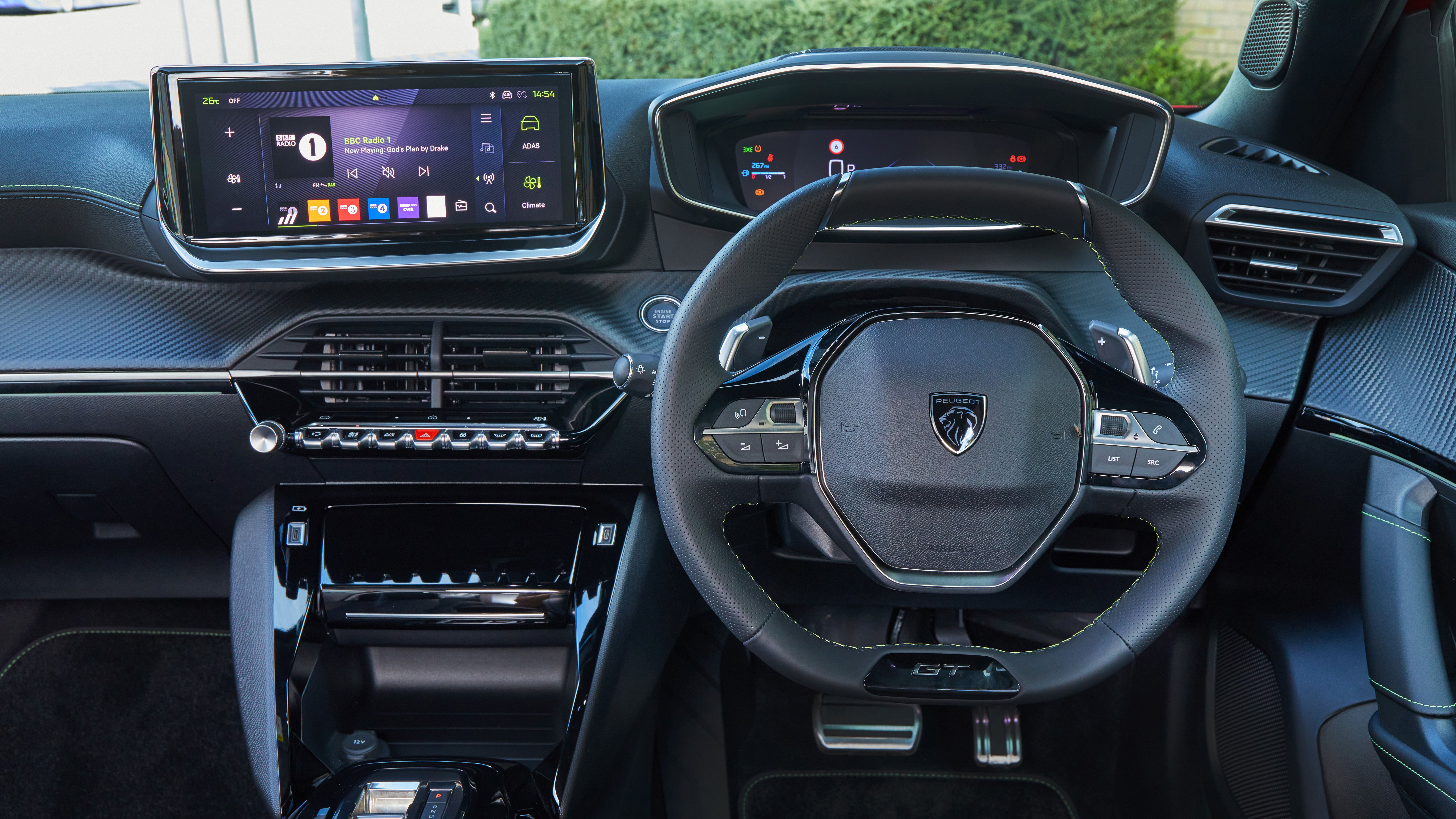 Peugeot 2008 dashboard