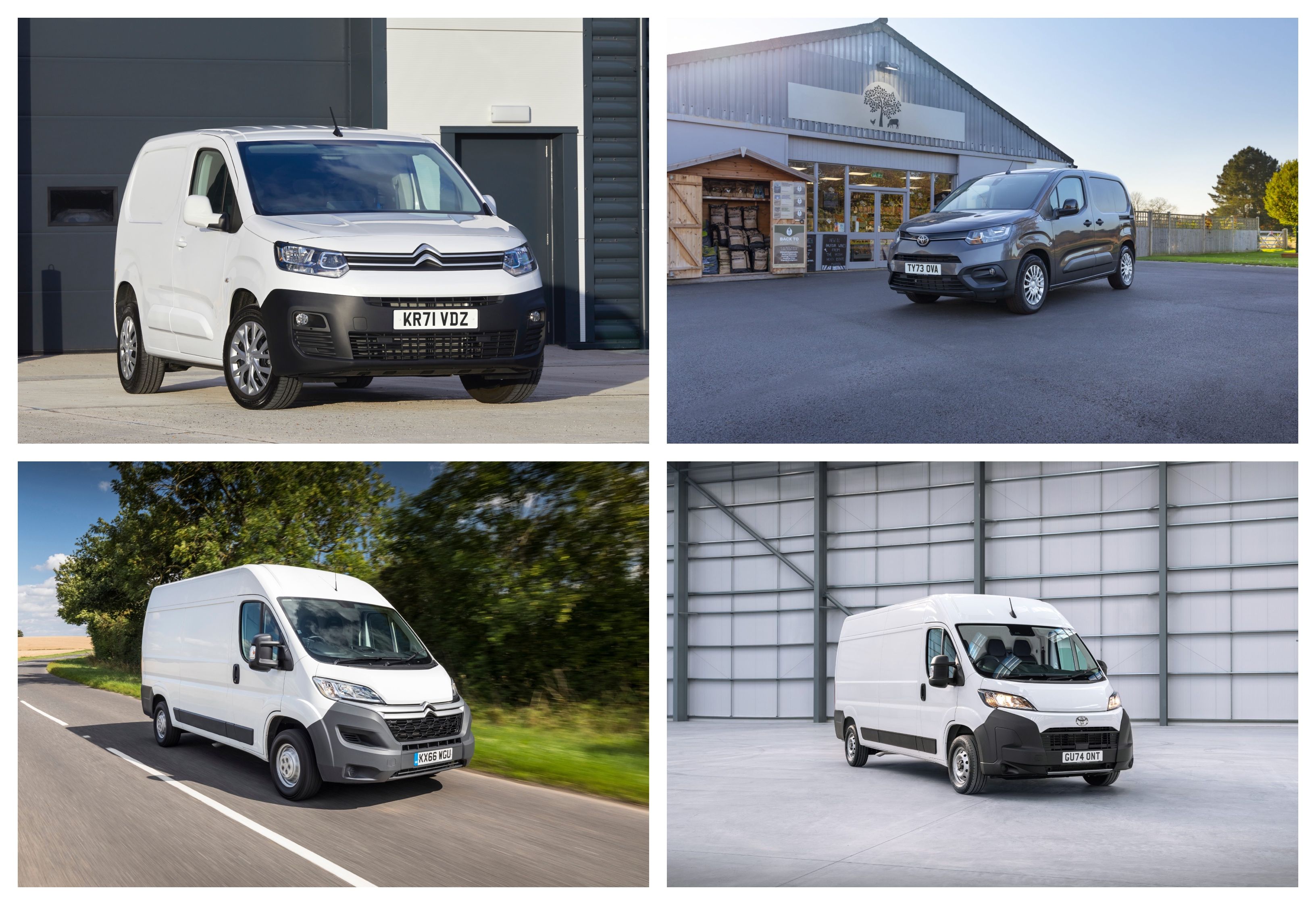 Smaller and larger Stellantis-based vans