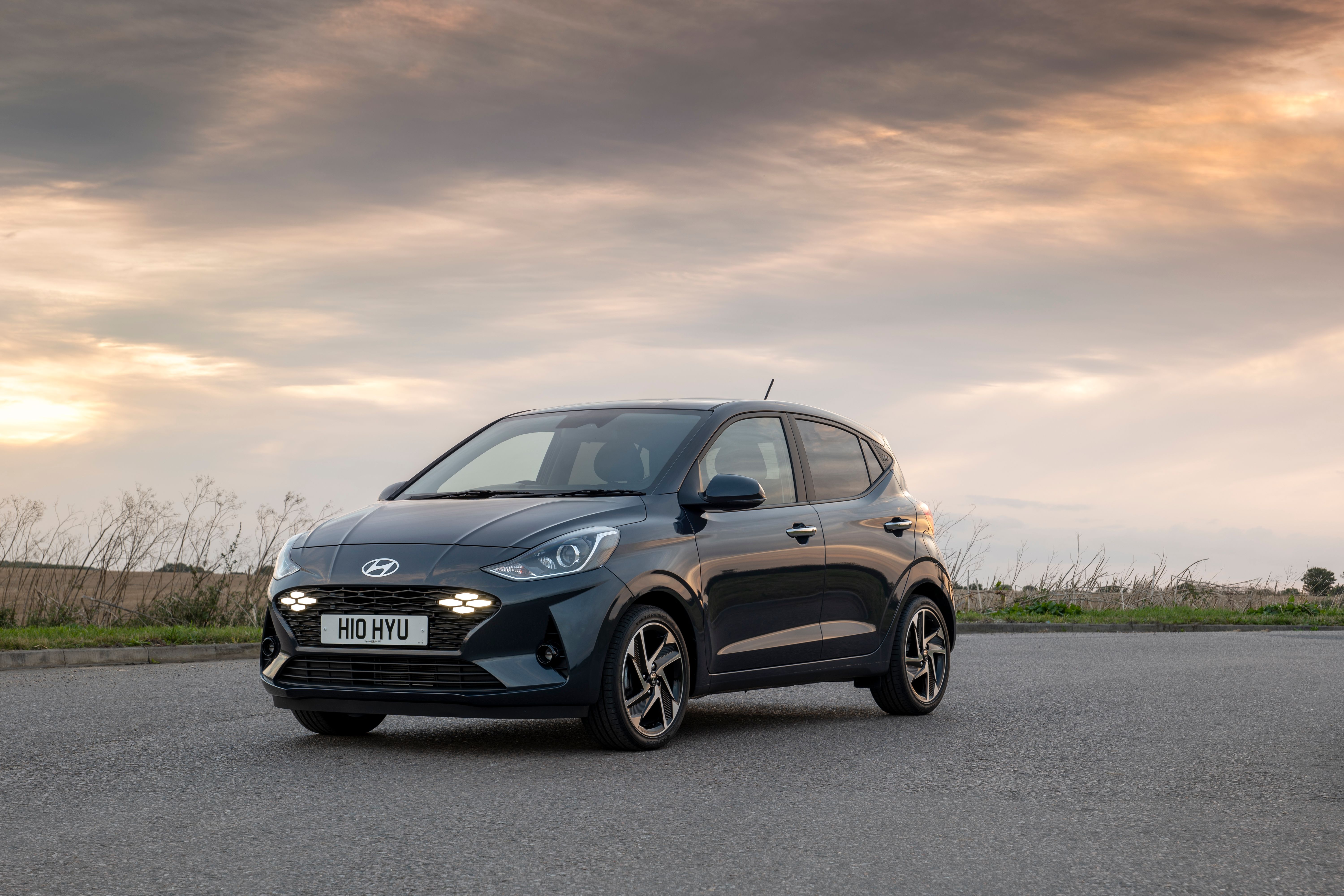 Grey Hyundai i10