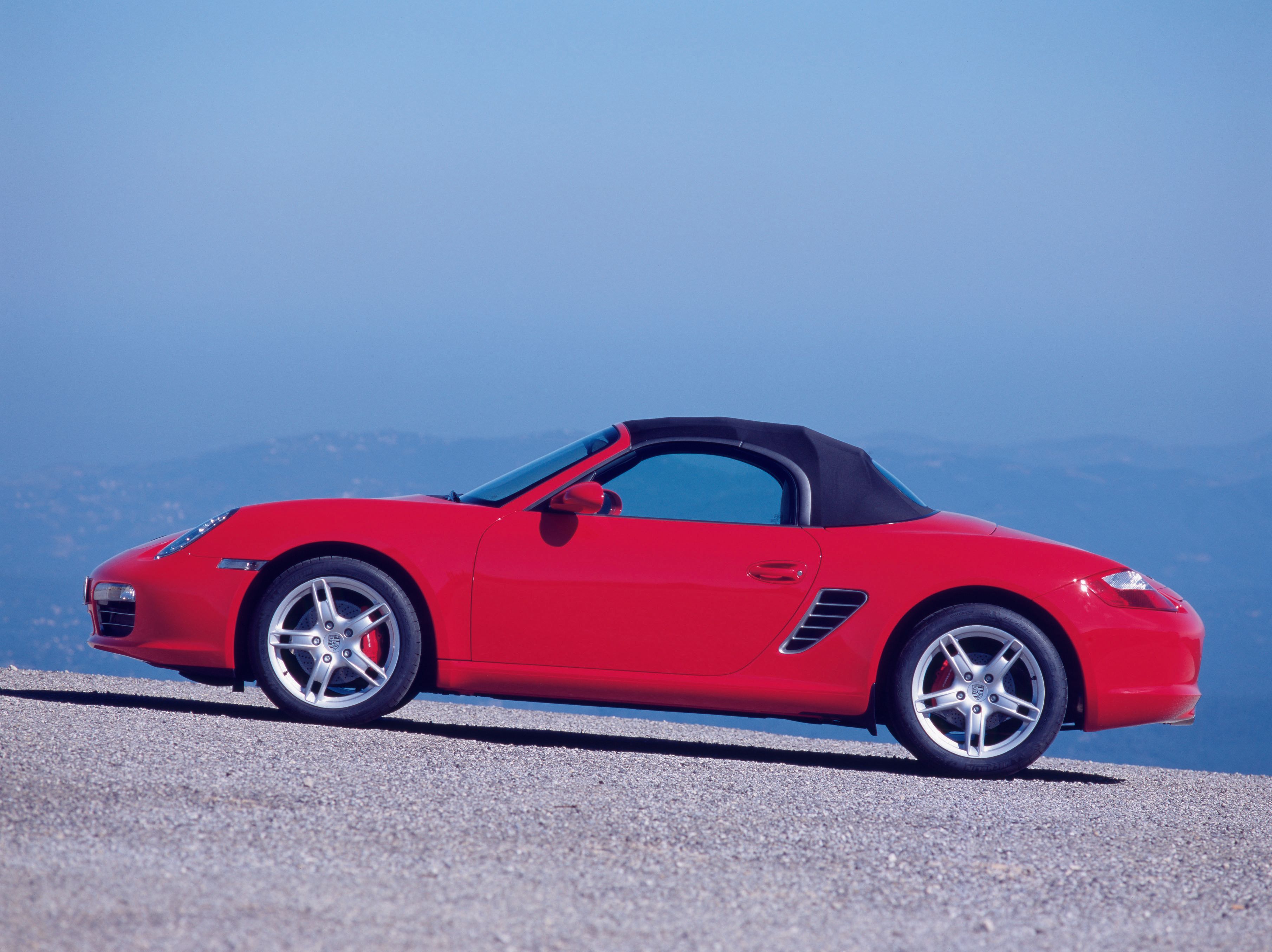 Red Porsche Boxster