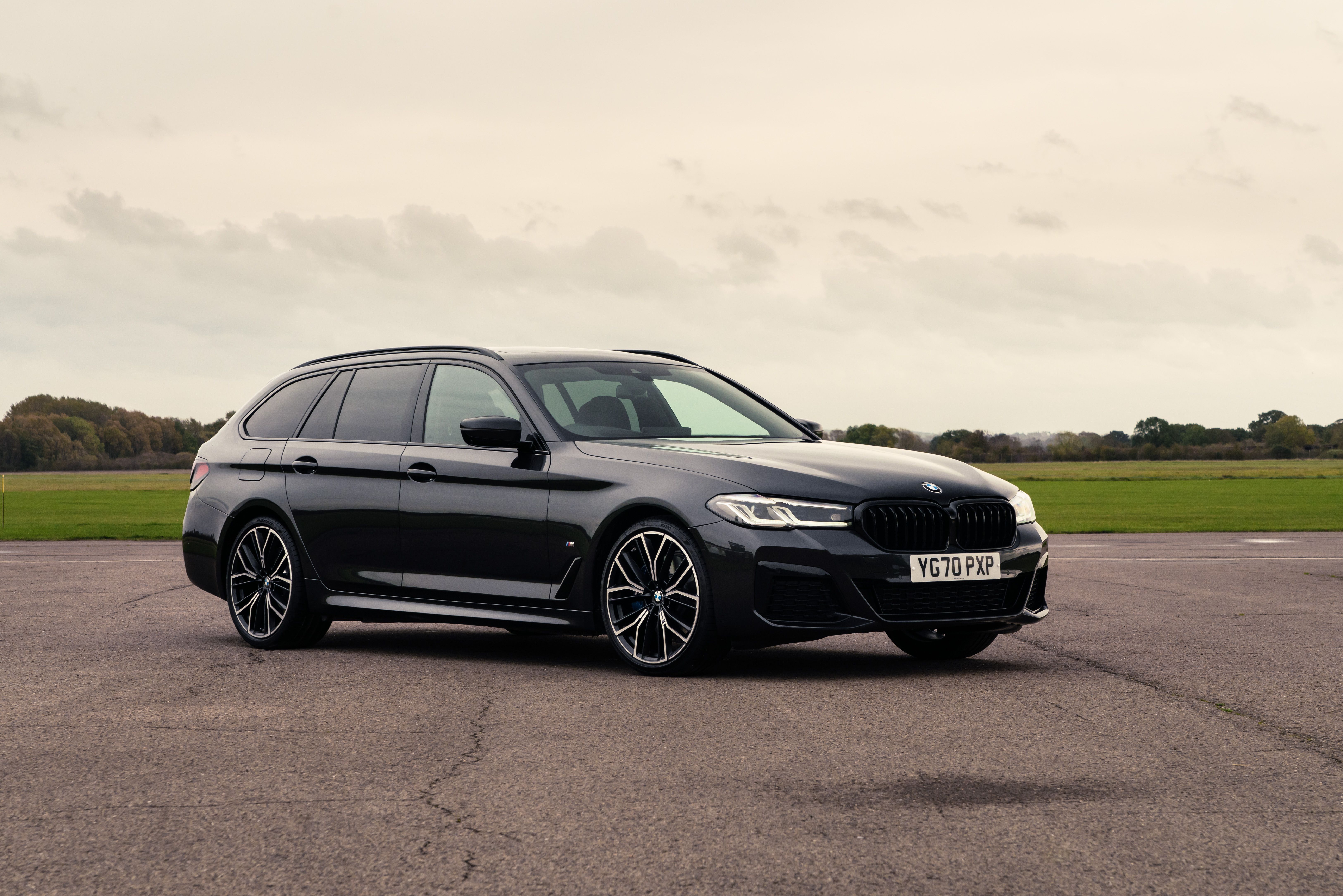 Black BMW 5 Series Touring