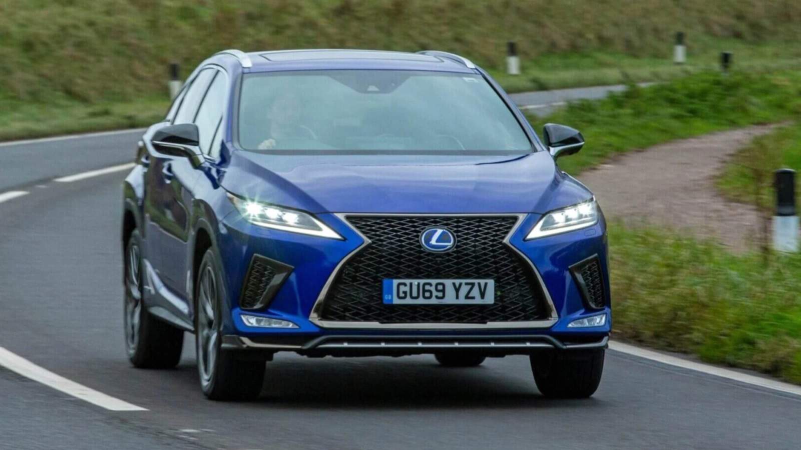 Blue Lexus RX