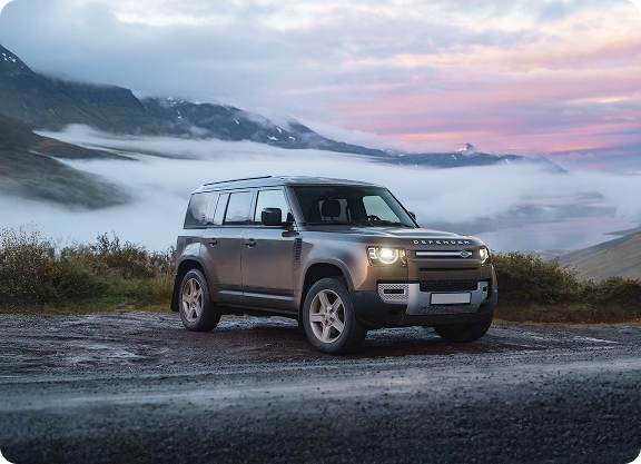 car parked on the side of the road