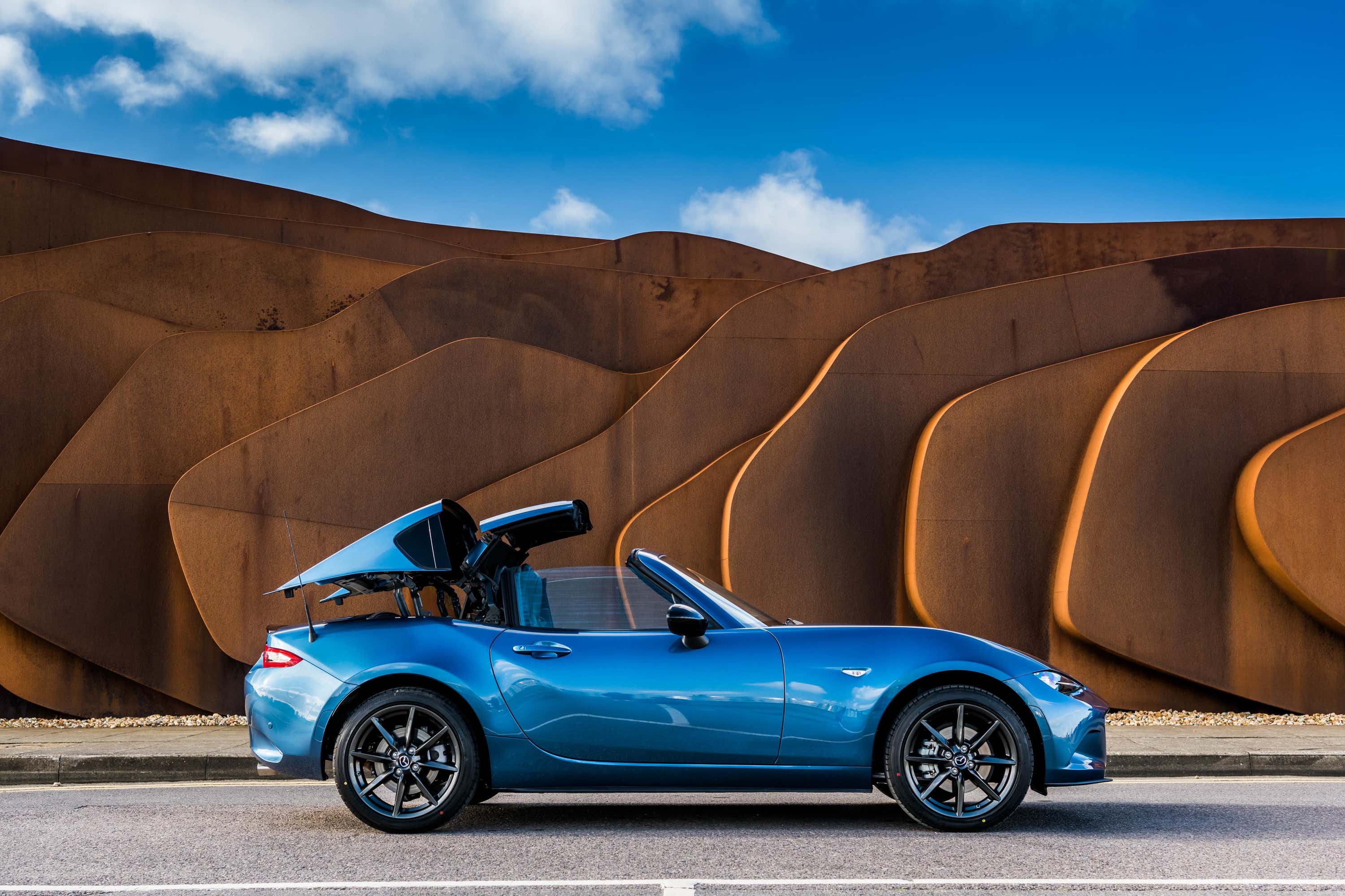 Blue Mazda MX-5 RF