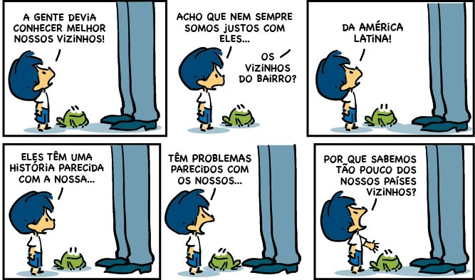 As tirinhas do Armandinho têm essa magia: são simples, inteligentes e doem de tão atuais. Eu amava quando elas apareciam nas provas da escola.