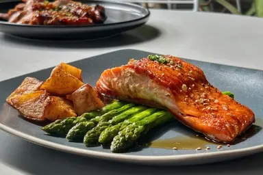 Teriyaki salmon Chef Nam