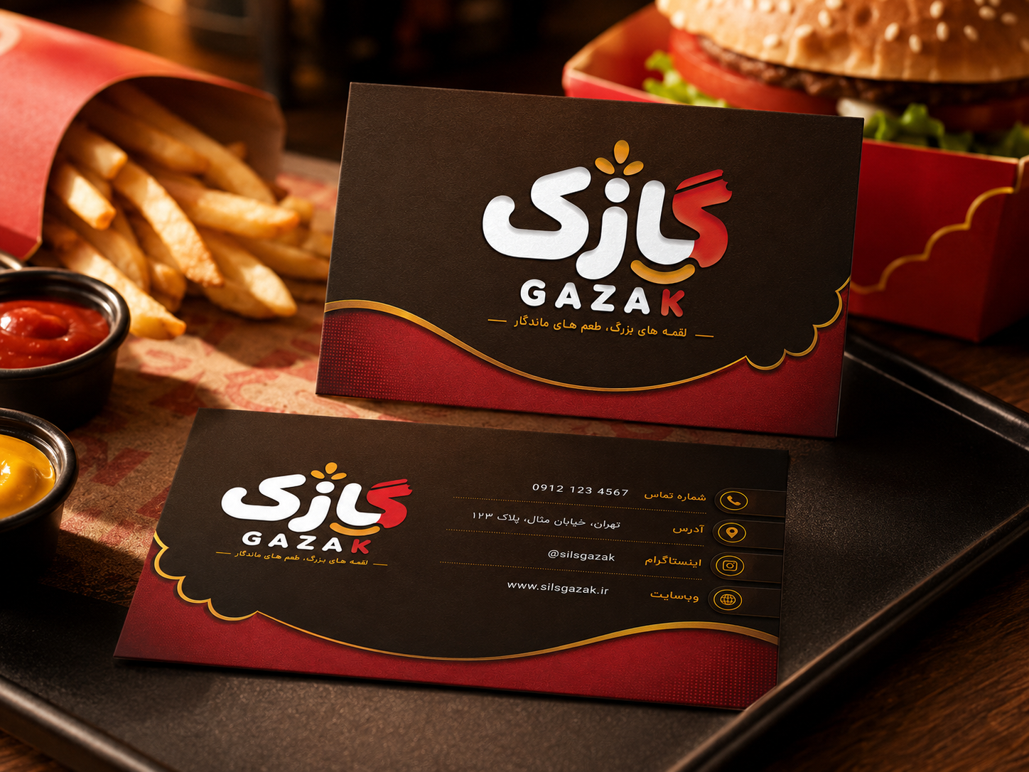 Gazak - Gazak Visit Card Mockup