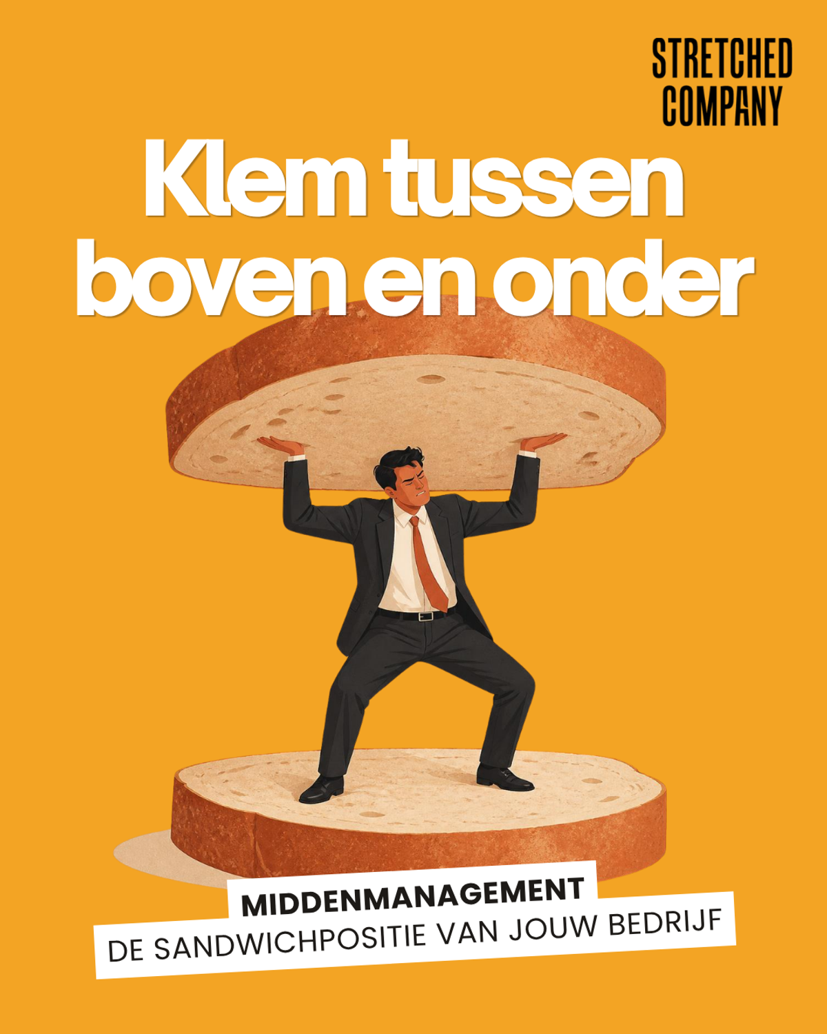 Image for Stuck in the middle: de sandwichpositie van de middenmanager