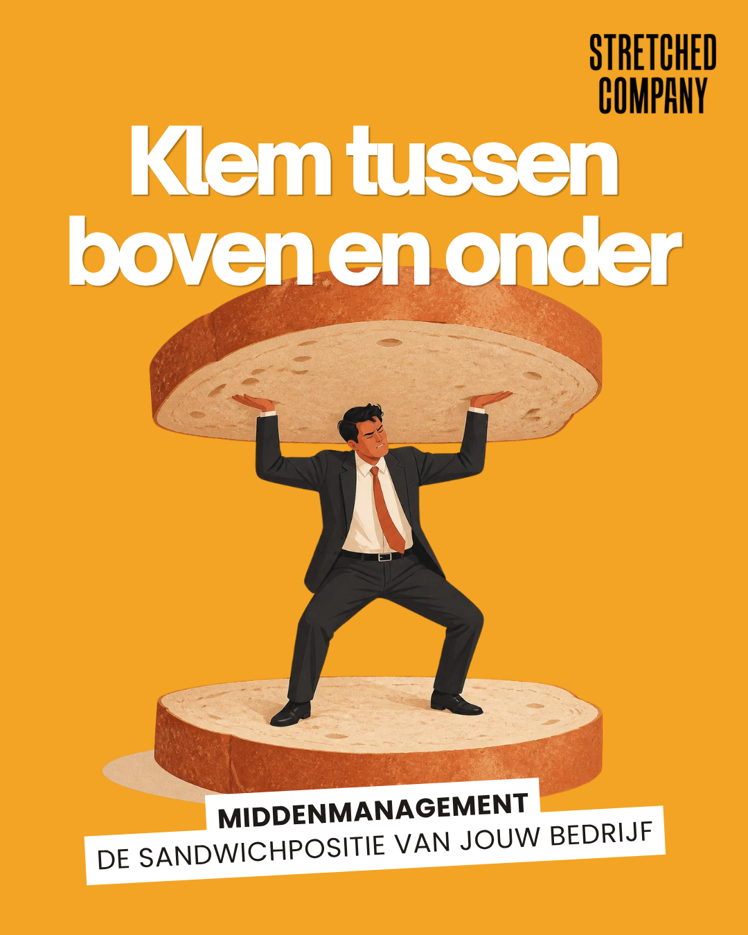 Image for Stuck in the middle: de sandwichpositie van de middenmanager