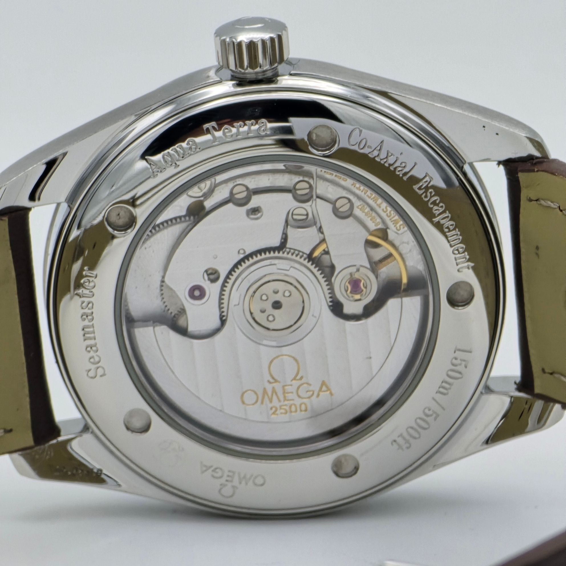 Omega Aqua Terra 150 Ref. 2803.34.37 — pre-owned luxury watch at Pertempus, view 5