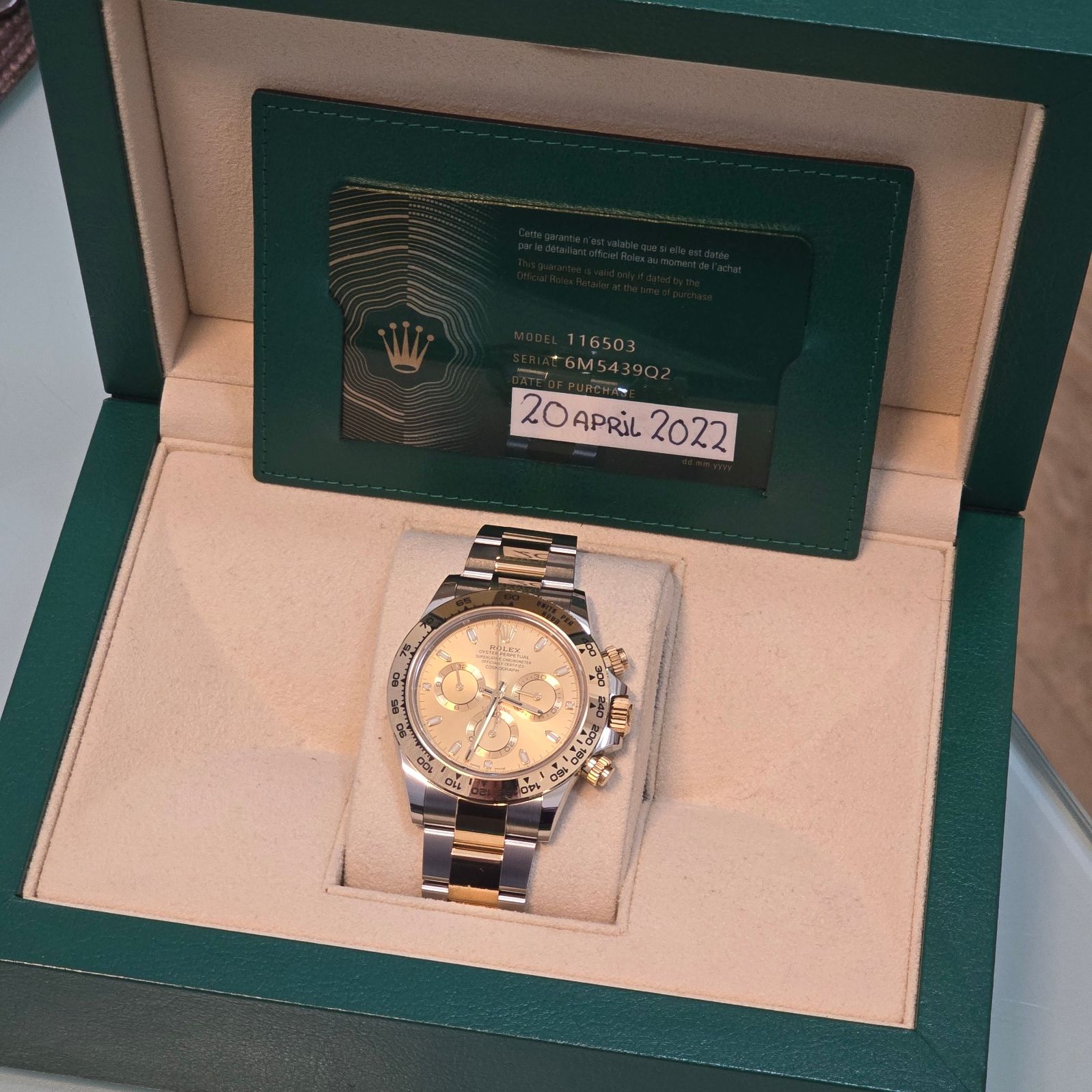 Rolex Cosmograph Daytona Ref. 116503 — pre-owned luxury watch at Pertempus, view 6
